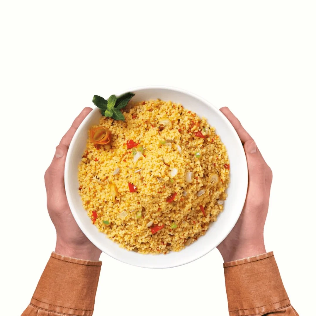 Cous Cous Trevijano - Pack de 7 Bolsas (300 g cada una) - Vegano - No Requiere Refrigeración - Larga Vida Útil - Listo en 5 minutos