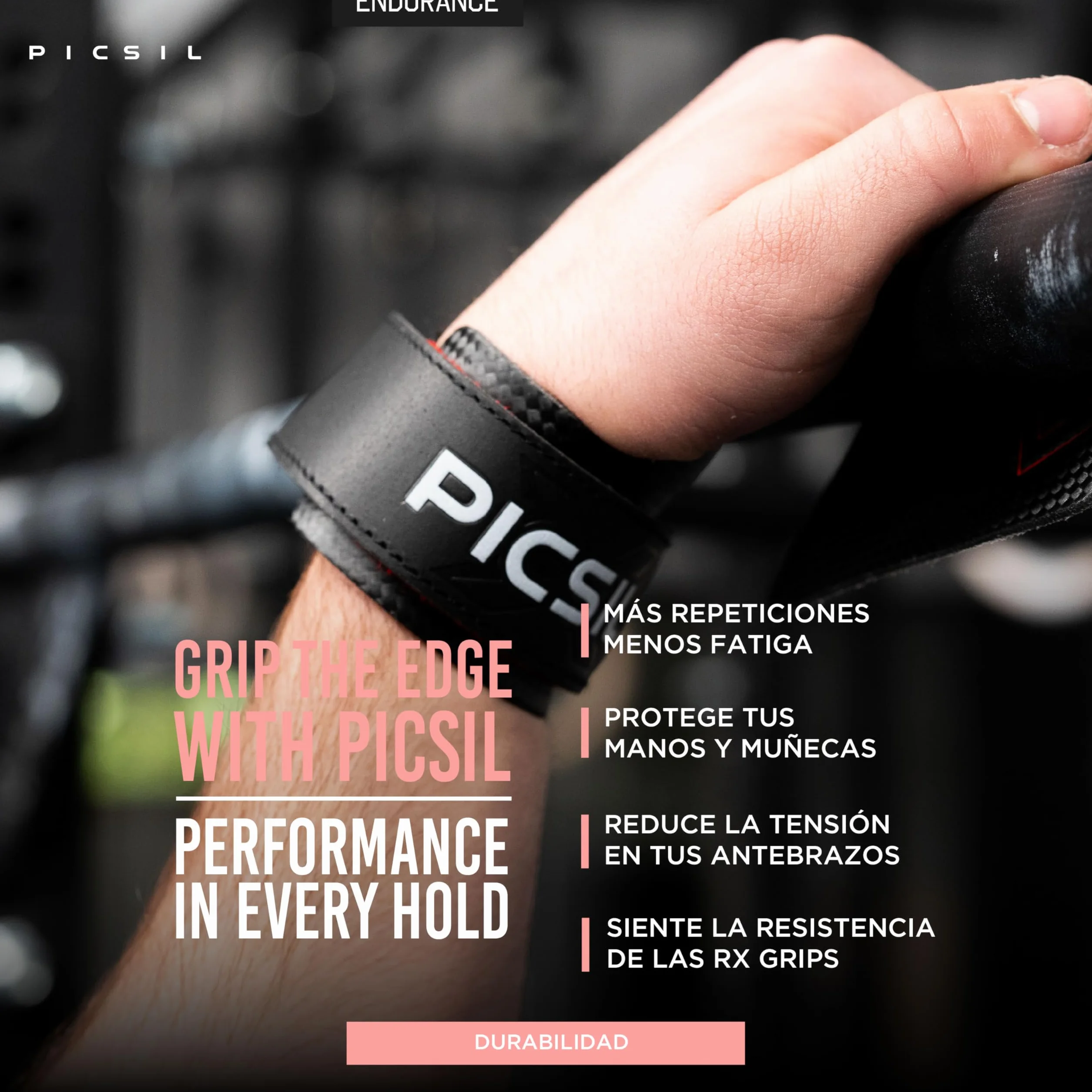 PICSIL Calleras RX Material de Fibra de Carbono Agarre en Todas Superficies