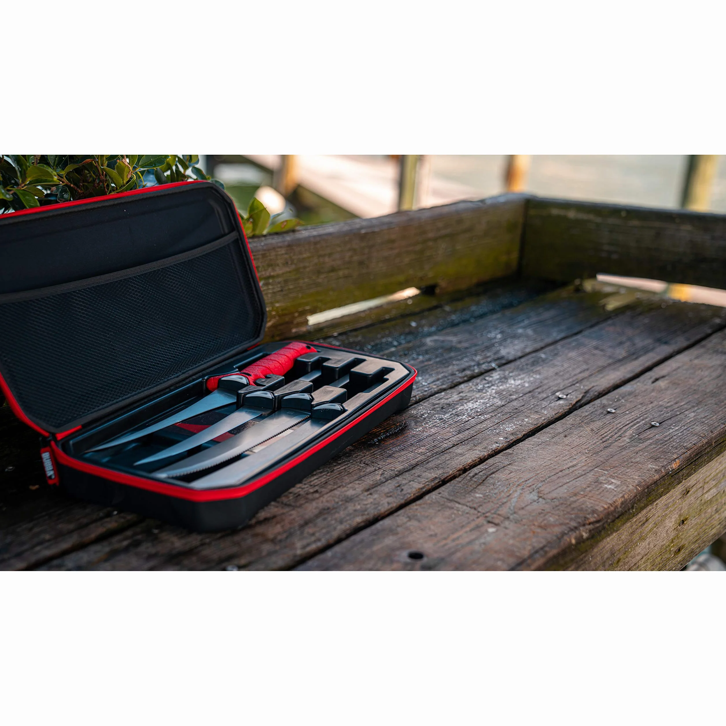 Bubba Cuchilla intercambiable multiplex 4 cuchillas nitruro acero inoxidable antiadherentes funda pesca
