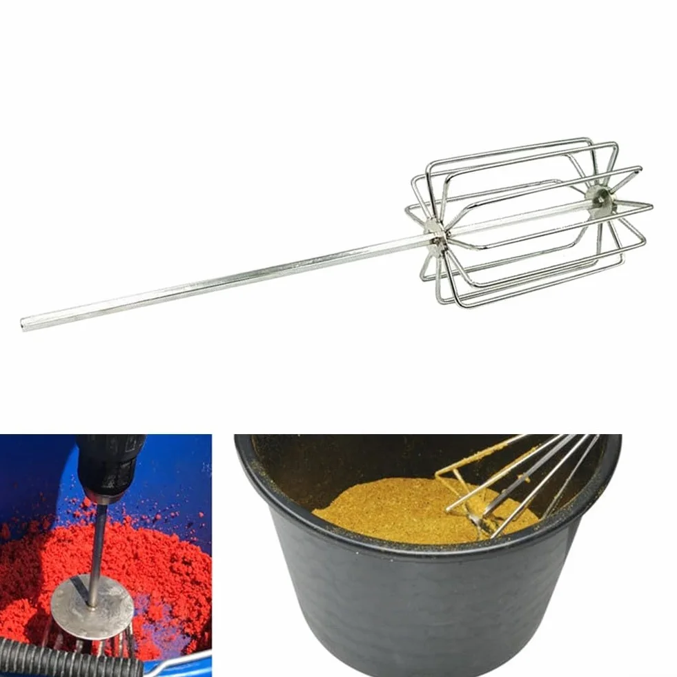 Mezclador de cebo de tierra 11 cuchillas acero inoxidable para pesca de carpas