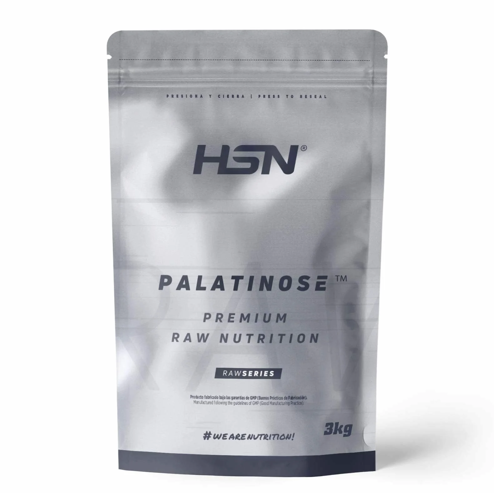 Palatinosa - Isomaltulosa - de HSN | Sin Sabor 3 Kg = 60 Tomas por Envase 100% Pura Palatinose™ - Sin Añadidos ni Excipientes | No-GMO, Vegano, Sin Gluten