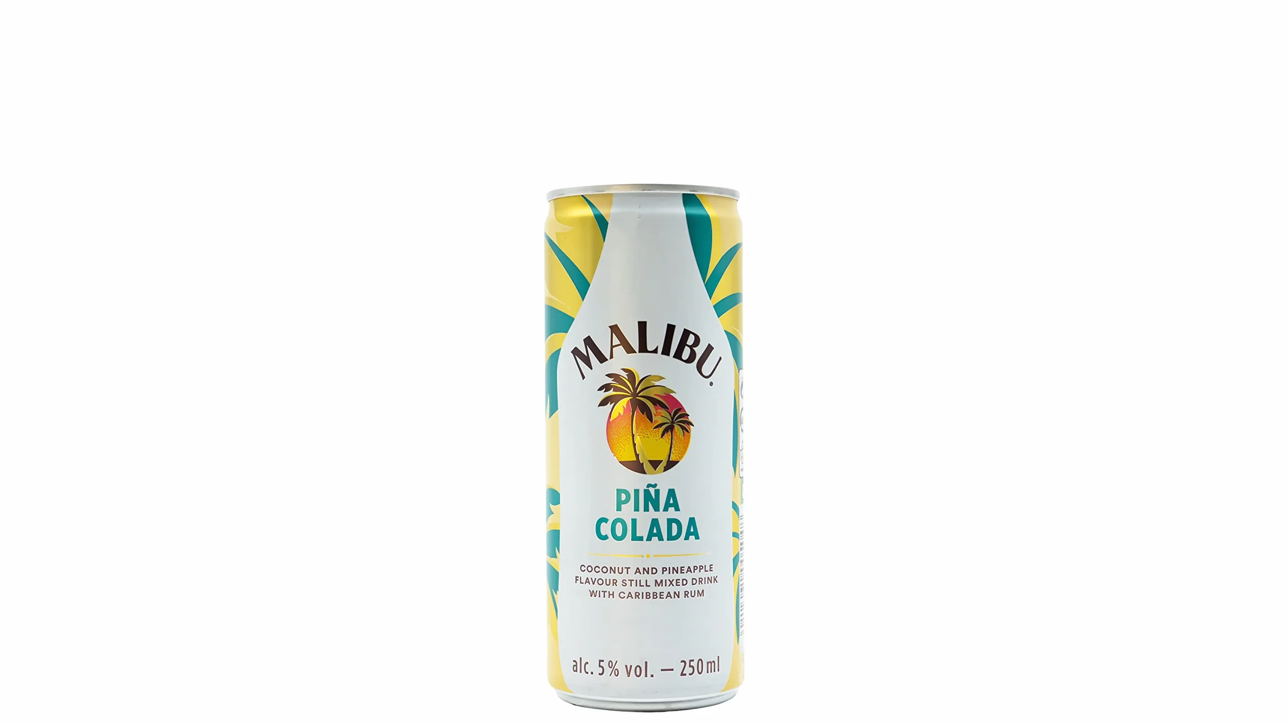 Malibú Piña Colada REDI Cóctel 12 unidades con POLARBOX de Regalo - 250 ml