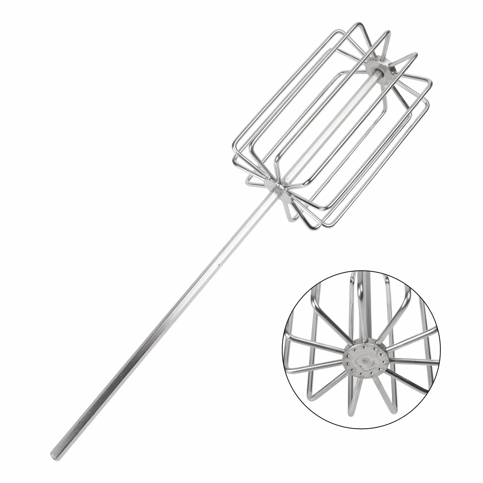 Mezclador de cebo de tierra de acero inoxidable de 11 cuchillas para pesca de carpas