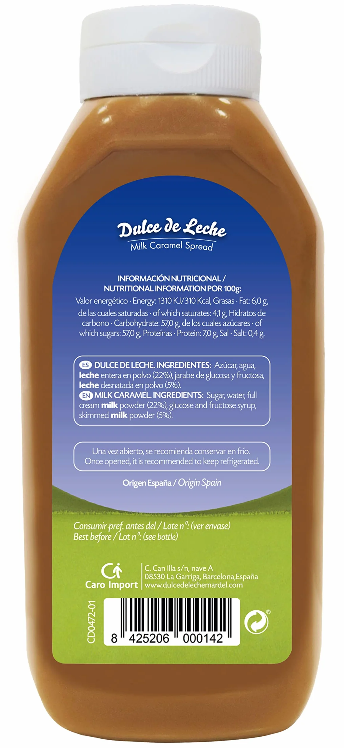 Mardel - Dulce De Leche Antigoteo 550g