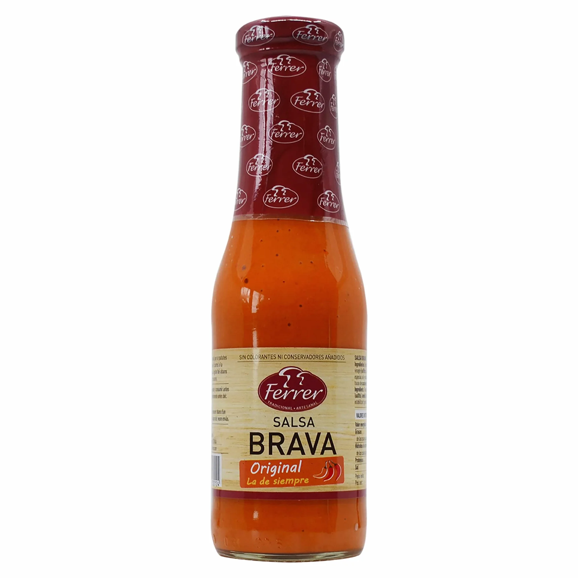 Ferrer Salsa Brava Original Picante 320 g Pack de 6
