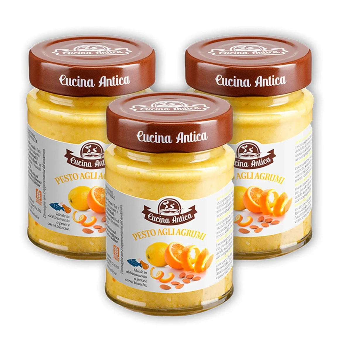 Cucina Antica Pesto de Cítricos 3 Botes 190 g