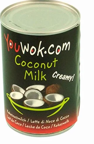 YOUWOK.COM - LECHE DE COCO LATA ABREFÁCIL. PACK 12 X 40 CL.