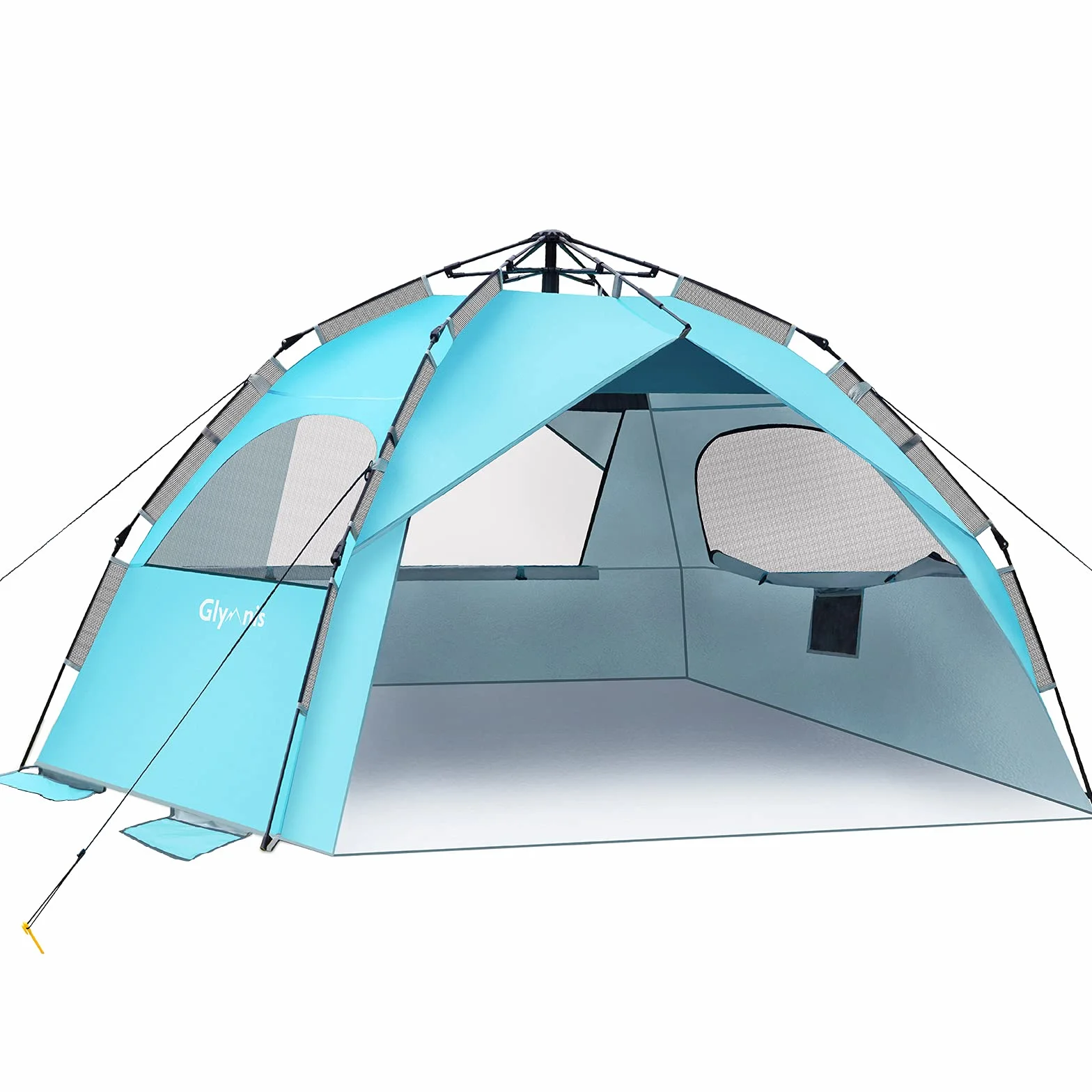Glymnis Carpa Hidráulica Automática Playa 4-6 Personas Protección Solar UPF 50+