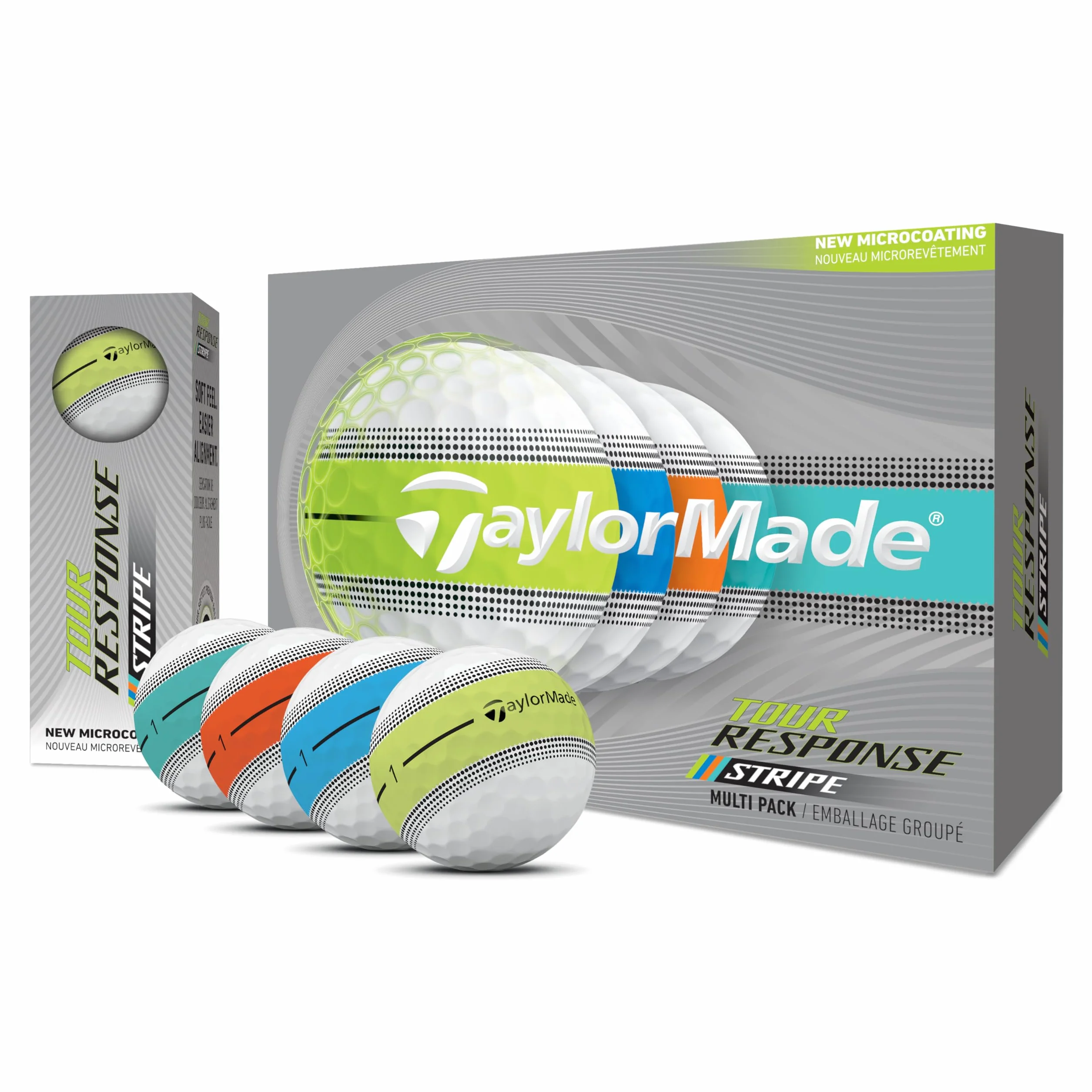 Taylormade Golf Tour Response Rayas Paquete Múltiple Docena