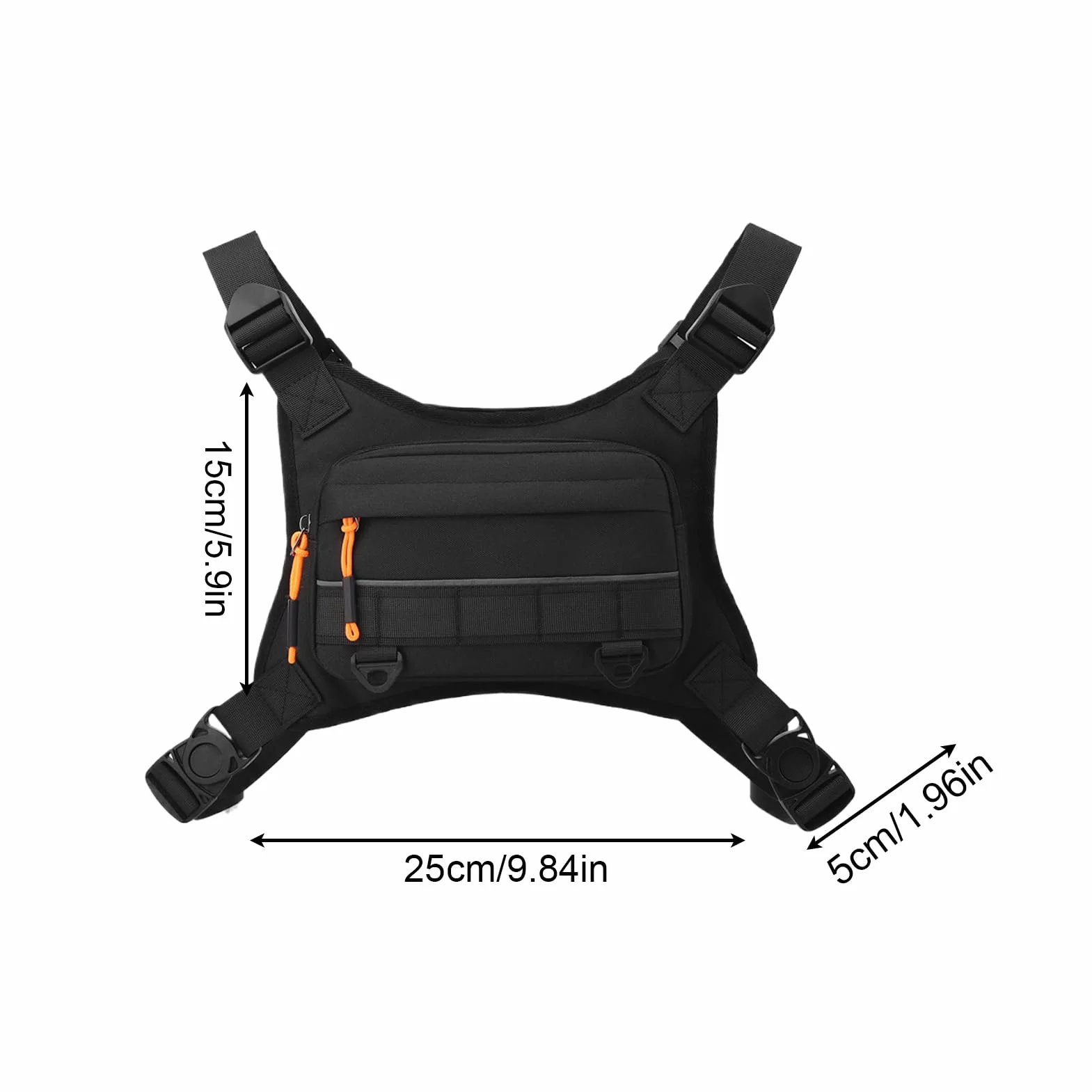 Mochila de snowboard | Chaleco ligero ajustable para al aire libre