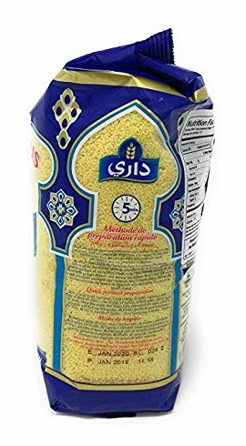 Dari - Cuscús marroquí mediano (1 kg, 1 kg, 3 unidades)
