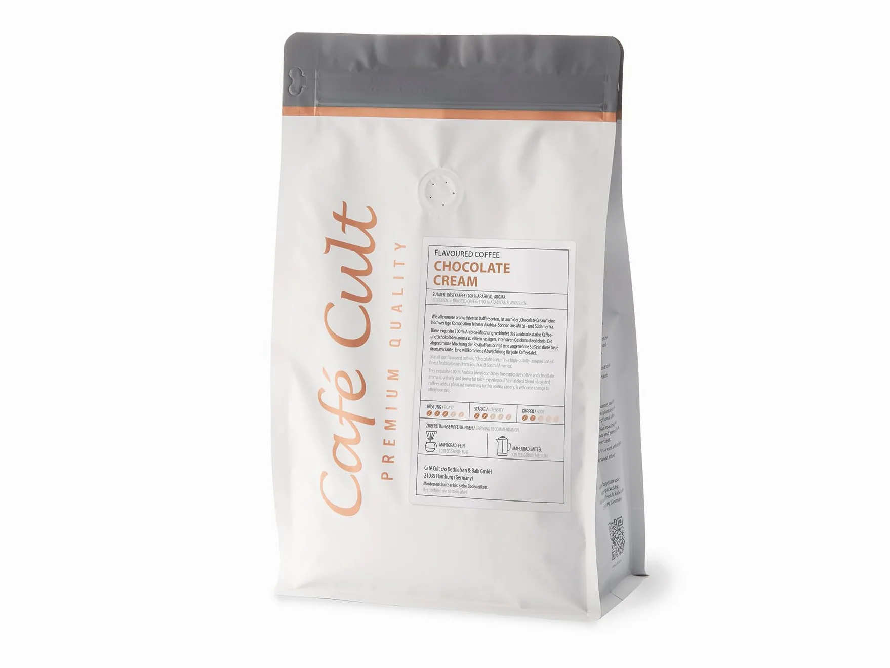 SABOREATE Y CAFE THE FLAVOUR SHOP Café 100% Arábica En Grano Aromatizado Sabor Crema de Chocolate 1 Kilogramo
