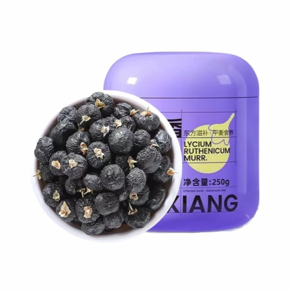 Goji Negro Premium | 250g / 8,82oz | Sin Azufre | Sin Aditivos, Natural | Ideal Para Regalos Y Bienestar Diario