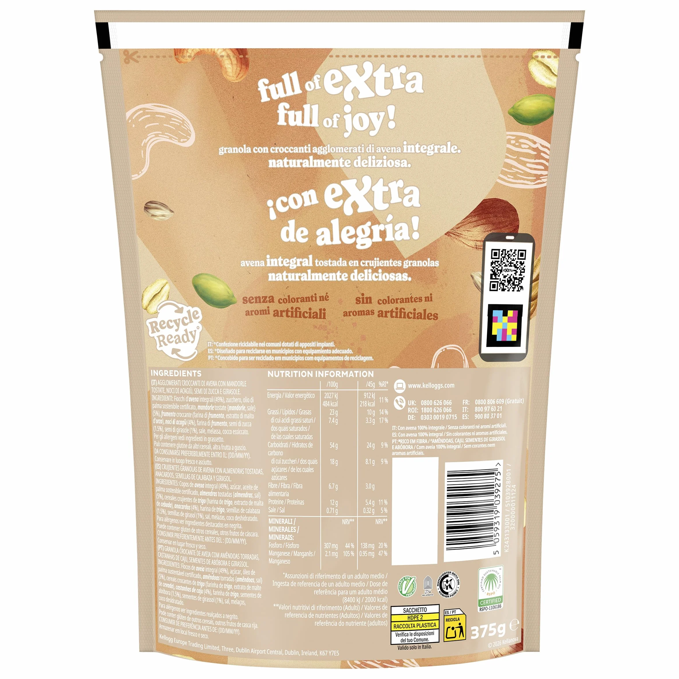Extra Nutty 375g