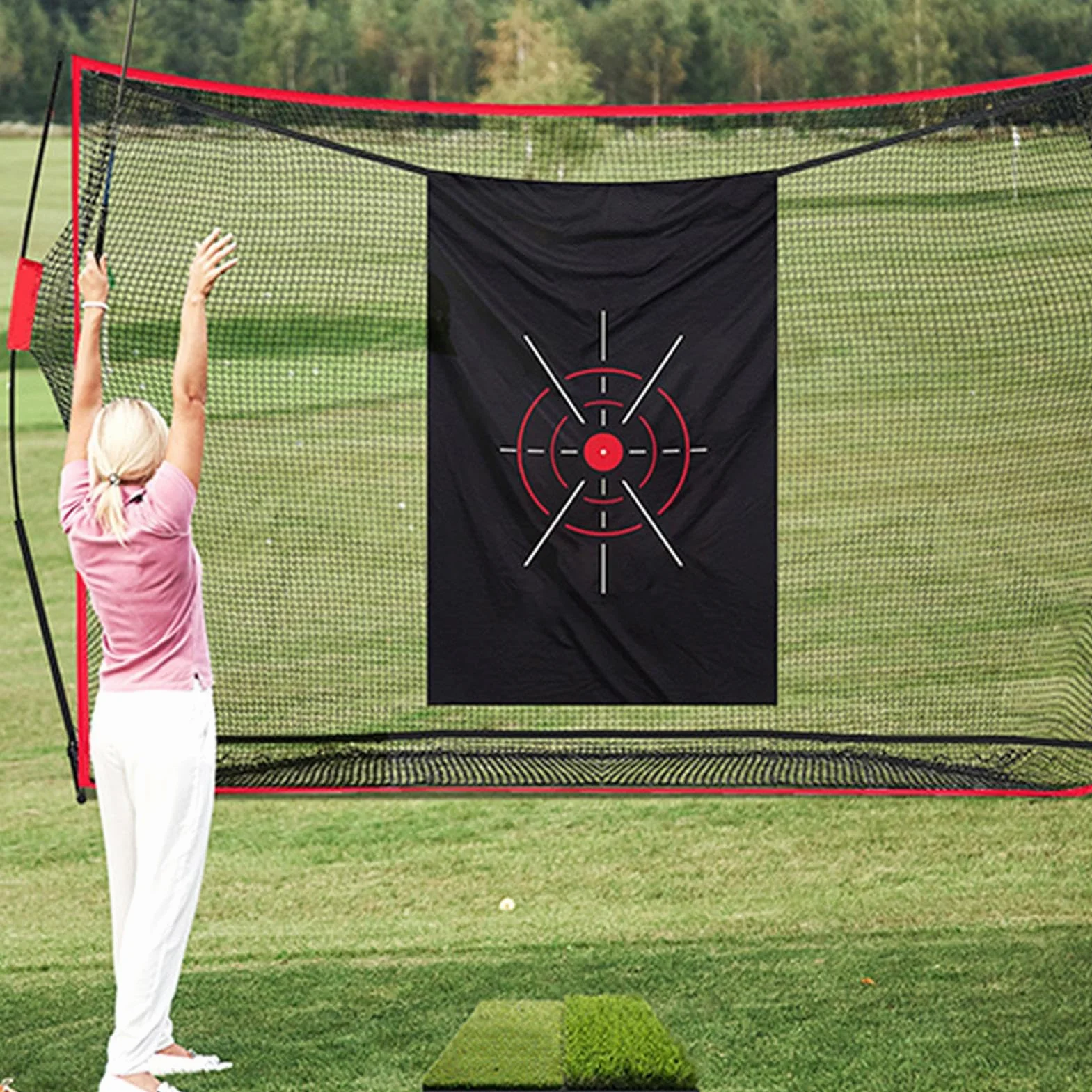 Red De Práctica para Golf Objetivo De Entrenamiento para Uso En Interior Y Exterior