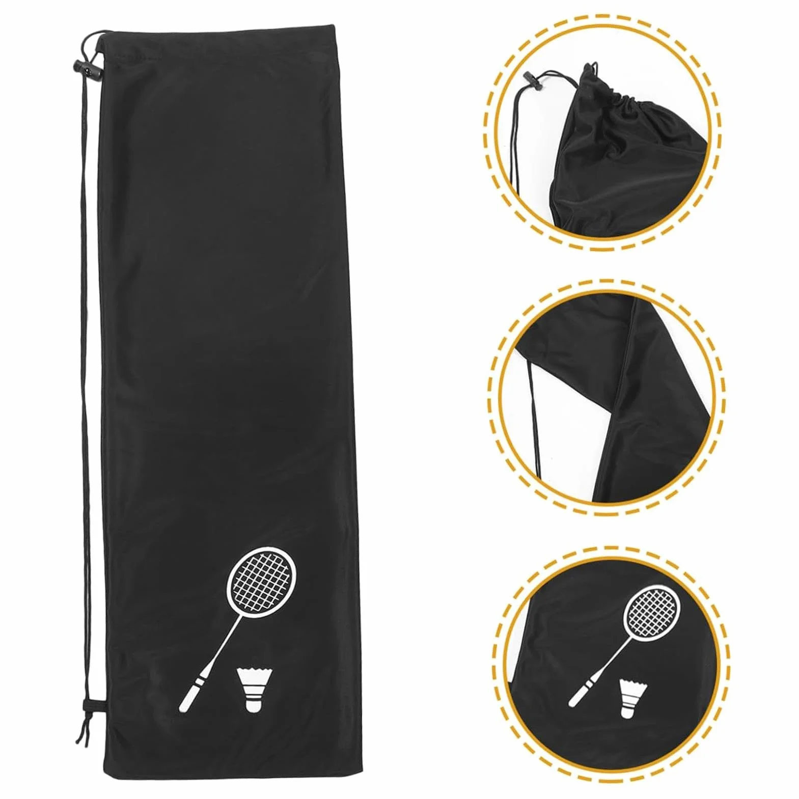Bolsa para raqueta de bádminton portátil de un hombro