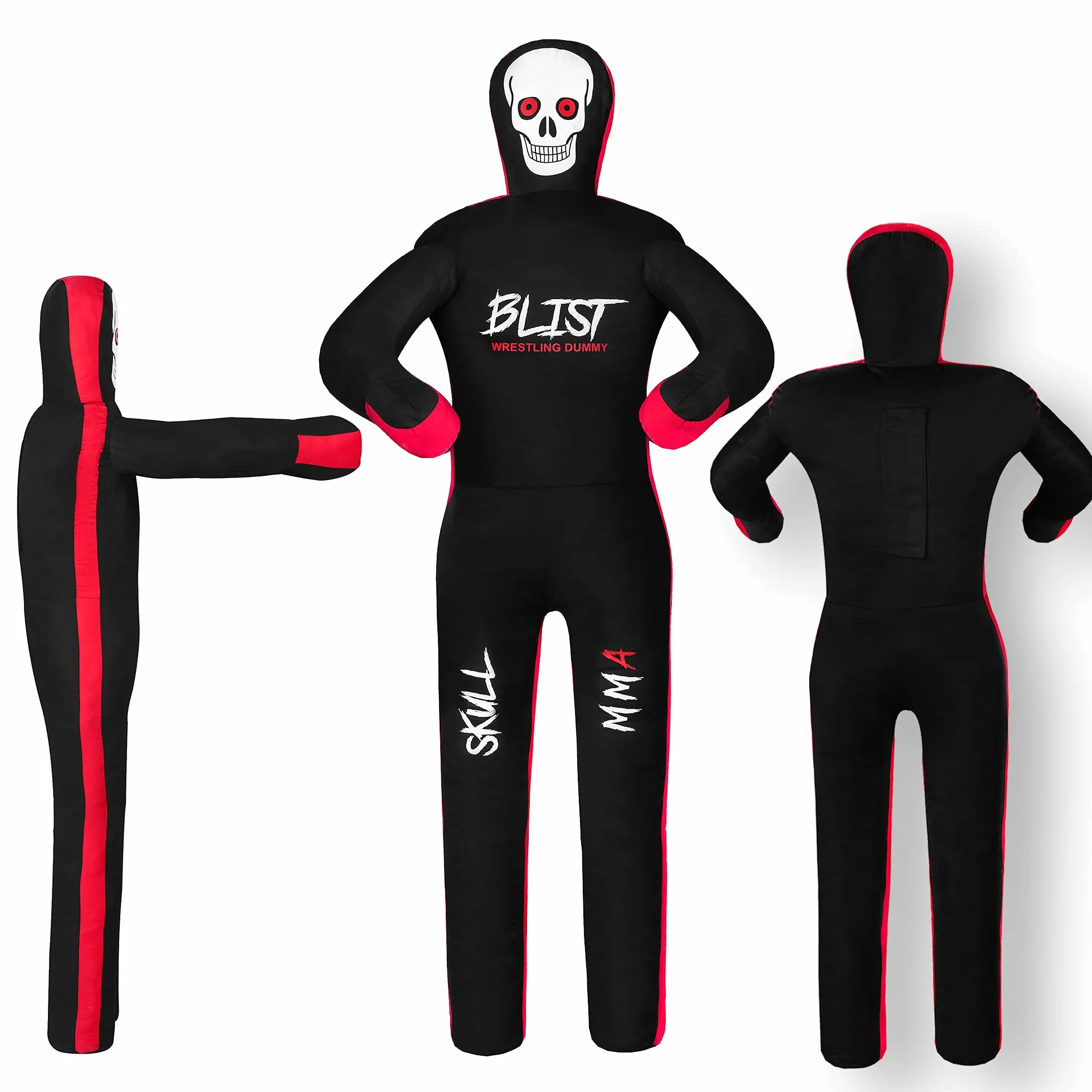Blist Saco de boxeo brasileño BJJ Jiu Jitsu 70 pulgadas negro