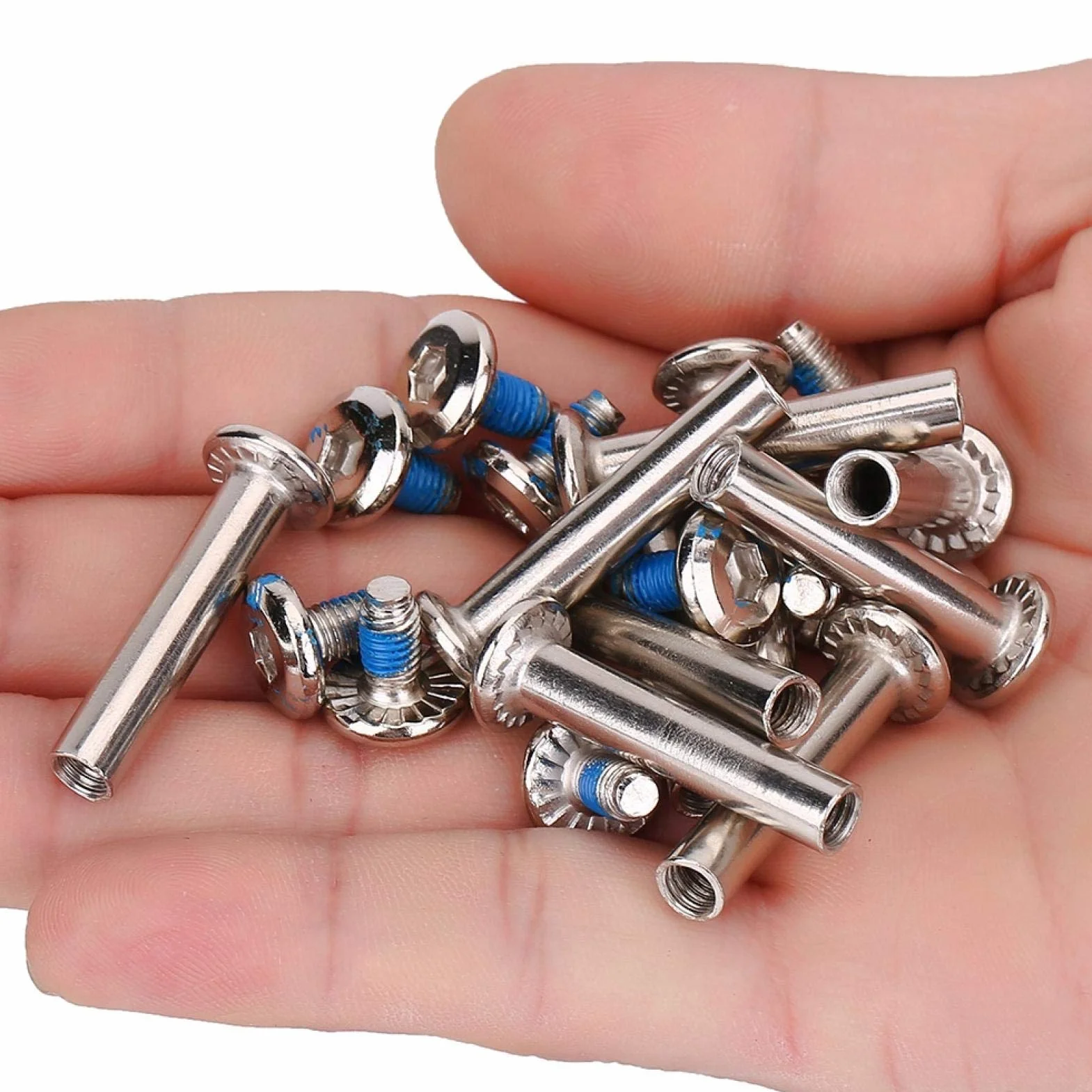 Keenso 10 Piezas Tornillos de Rueda de Patín en línea