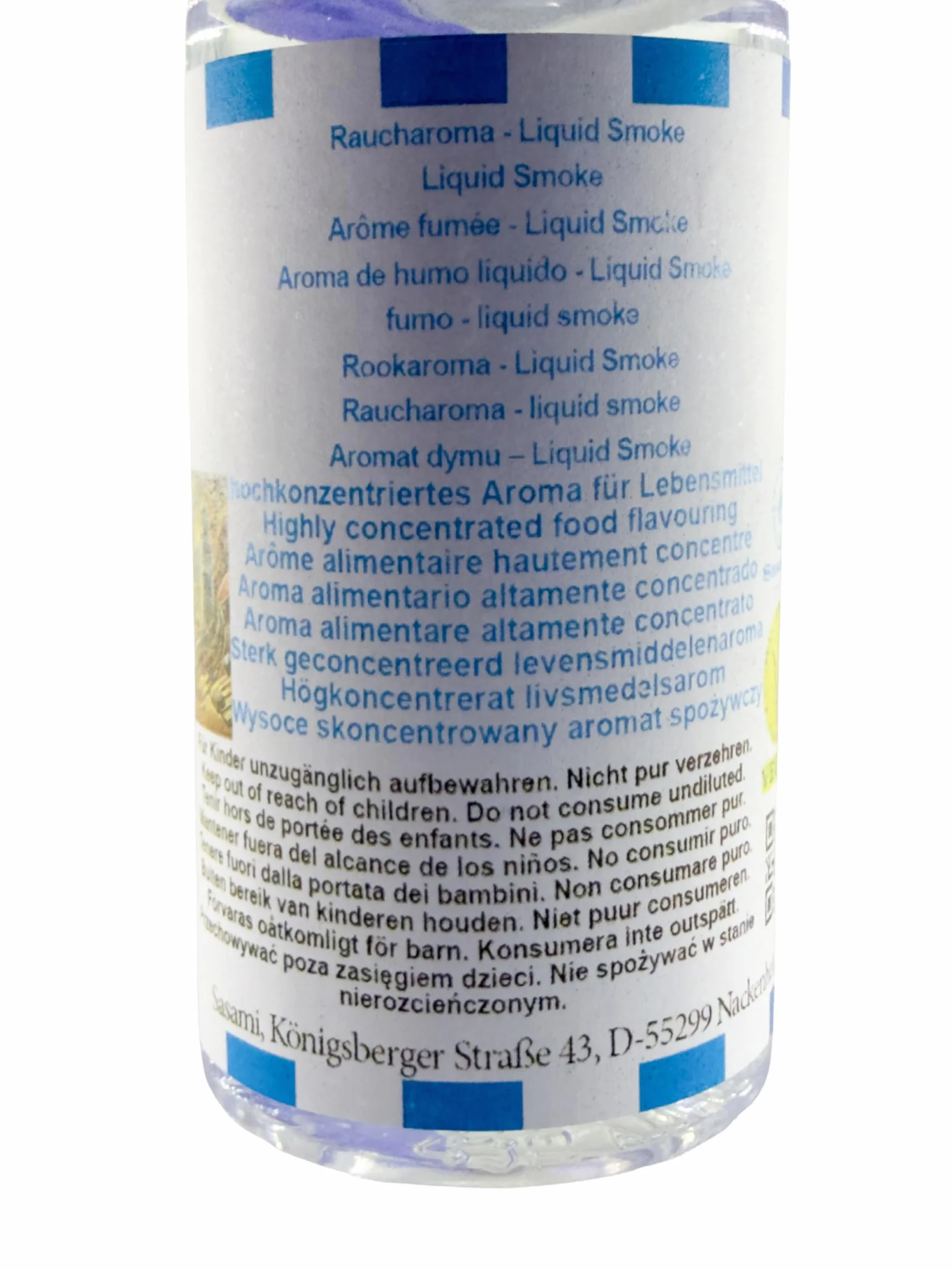 Aroma de humo líquido - Liquid Smoke aroma concentrado - Vegano - Sasami - 10ml