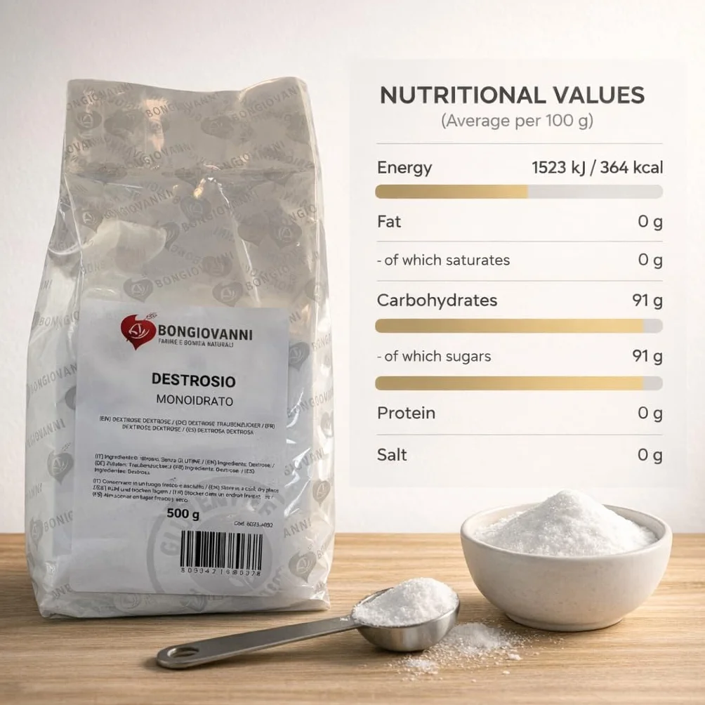 Bongiovanni Bontà Naturali Dextrosa monohidrato 500 g