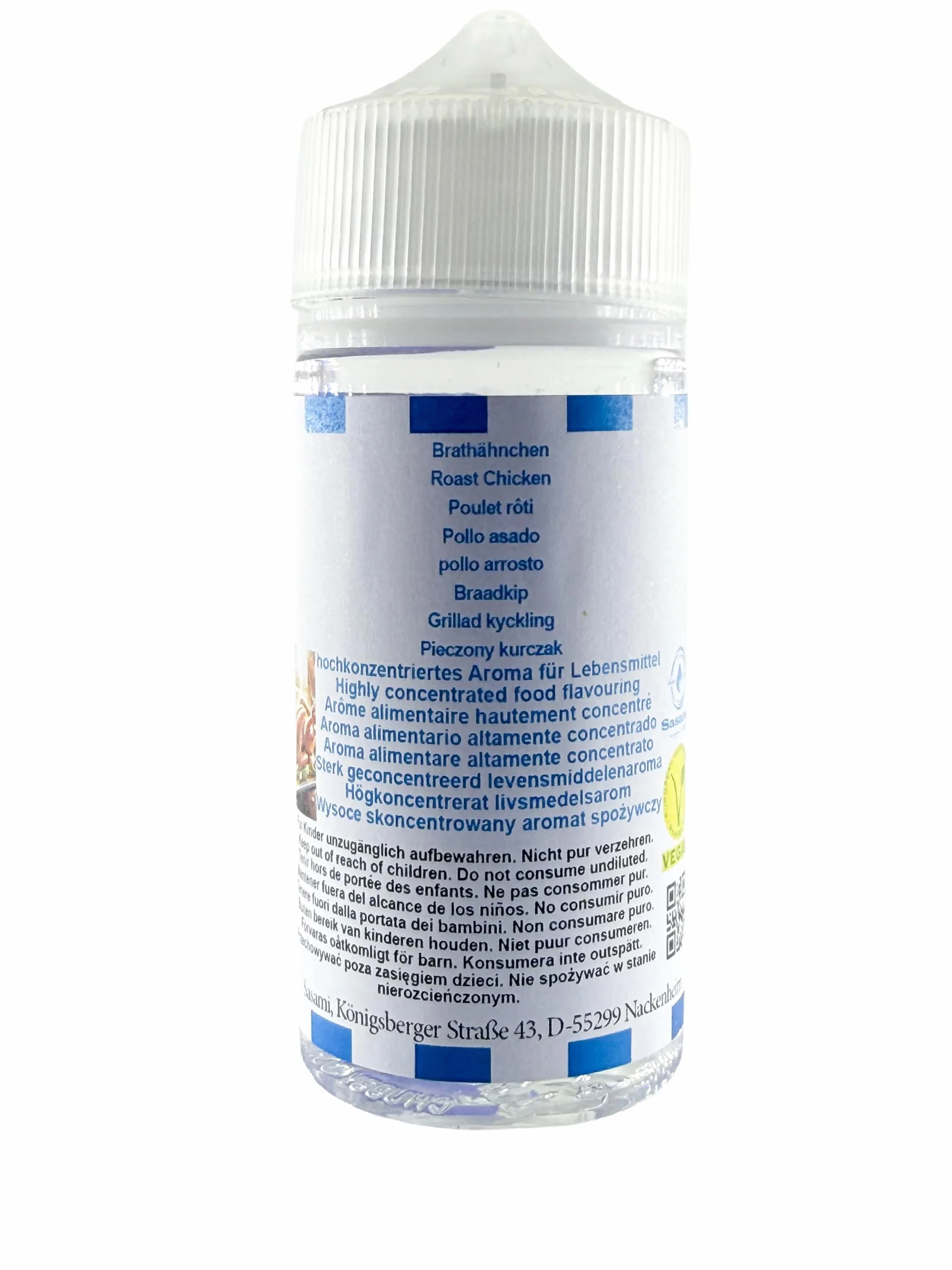 Pollo asado aroma concentrado - Vegano - Sasami - 10ml