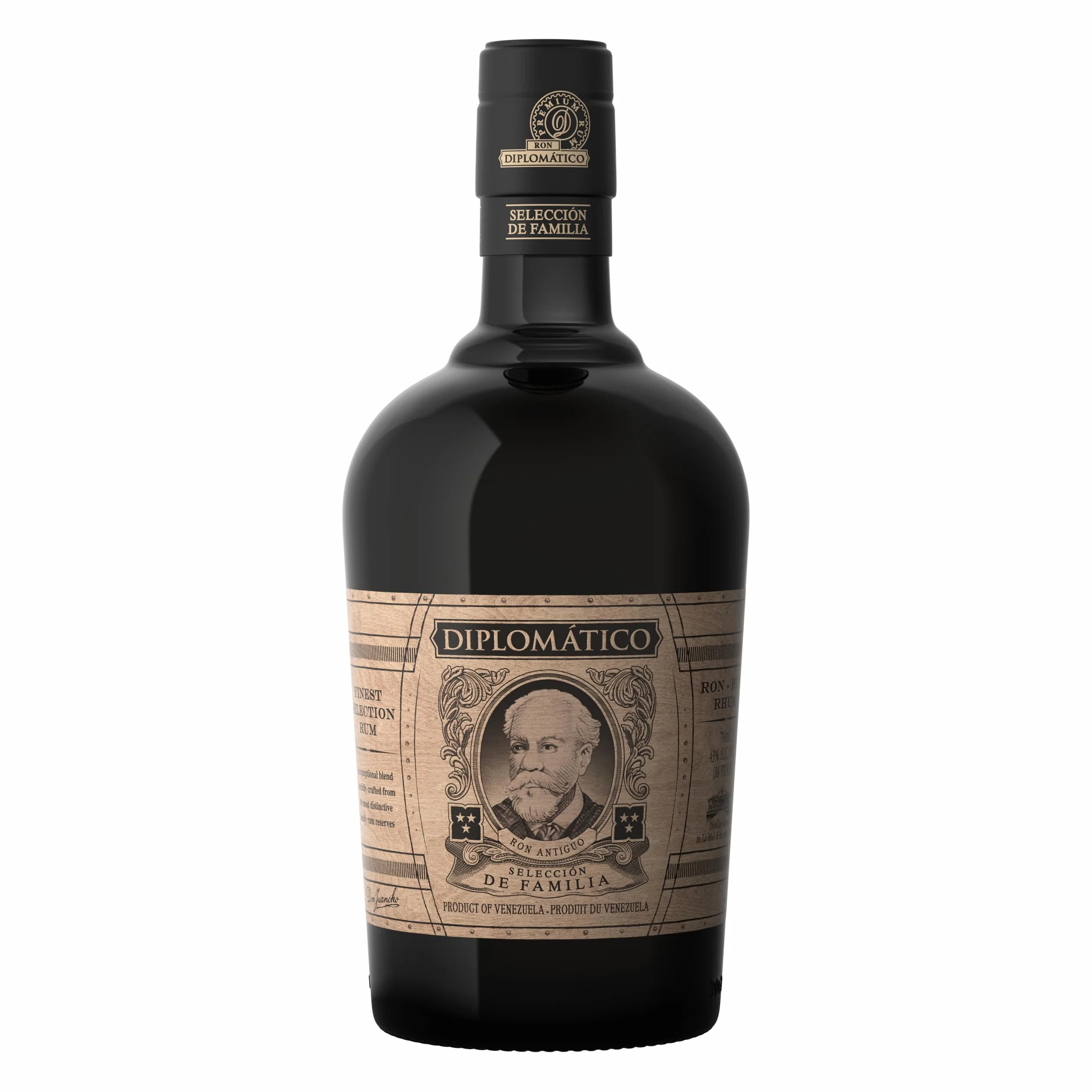 Diplomático Selección de Familia Mezcla especial de rones para elevar tu experiencia de degustación, 70cl