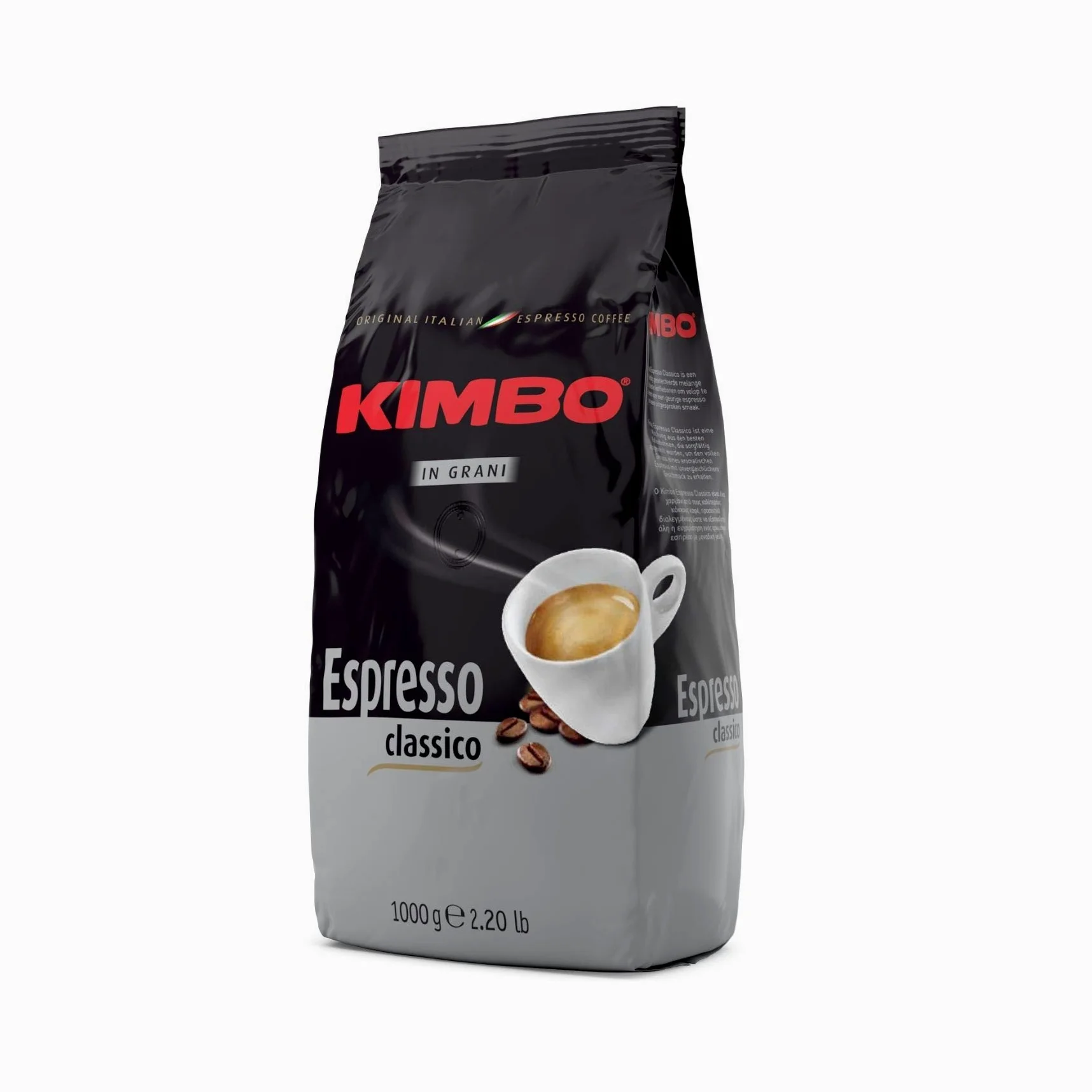 Kit de Paquetes de Café Kimbo con 2 x Espresso Classico - 2 Bolsas de 1kg