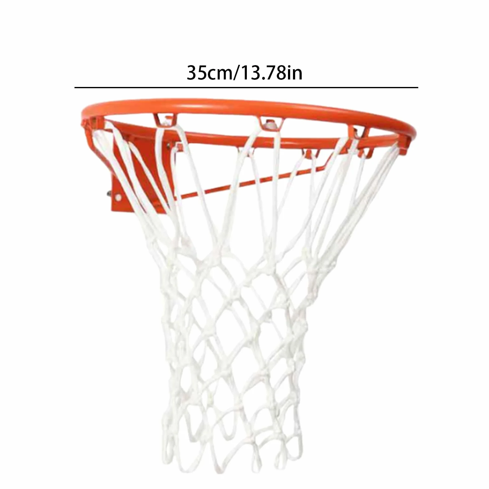 Canasta de baloncesto montada en la pared - Cesta móvil exterior, marco estable, diseño antivuelco