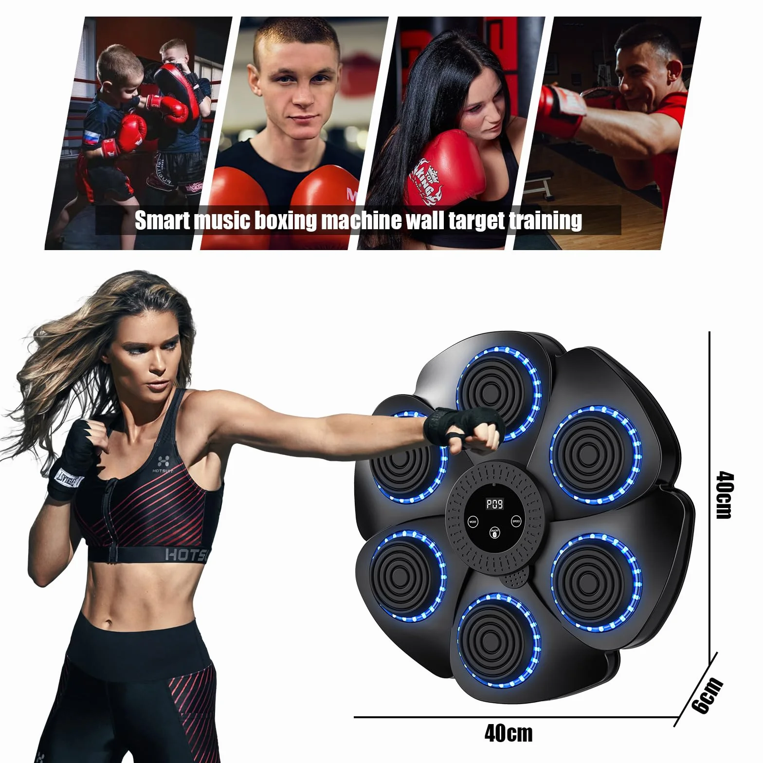Boxeo Musical Máquina de Entrenamiento para Adultos