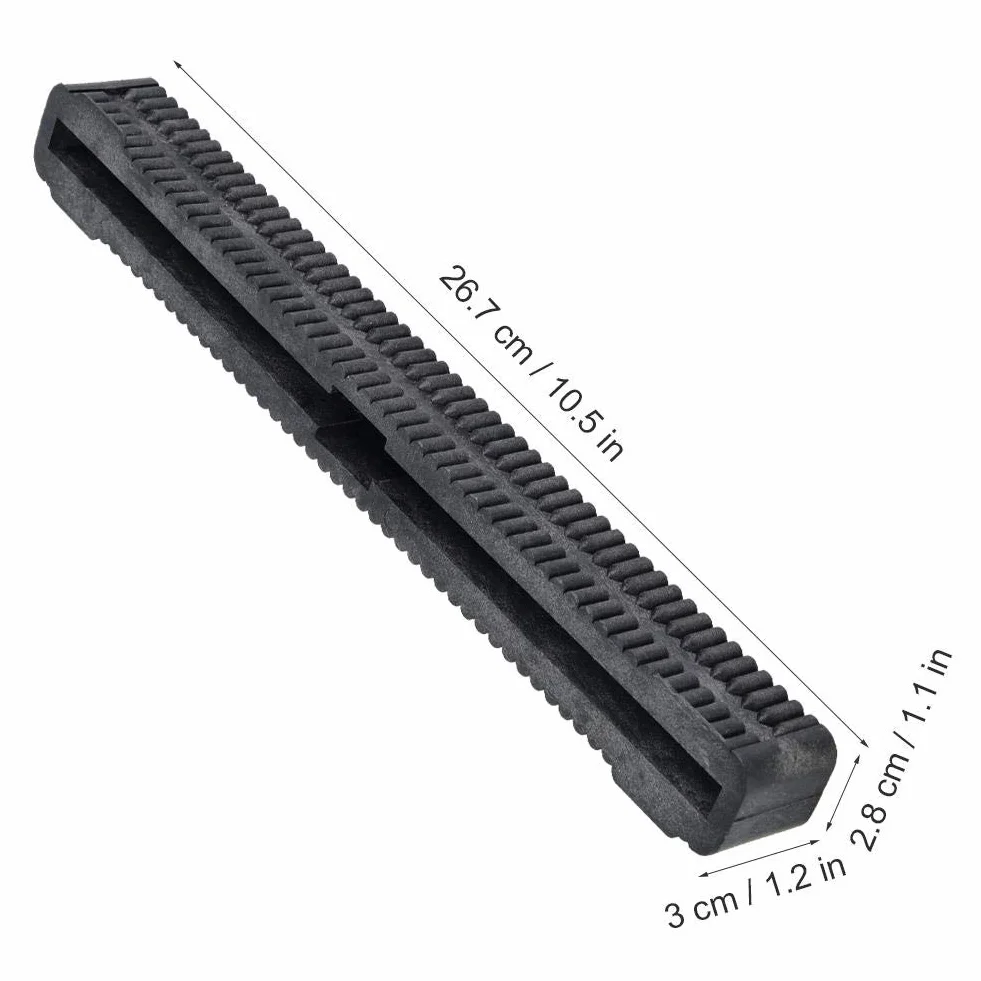 Caja de Aleta de Tablas de Surf 10 Pulgadas Universal Plástico Longboard Centro de Cola Enchufe Titular Negro