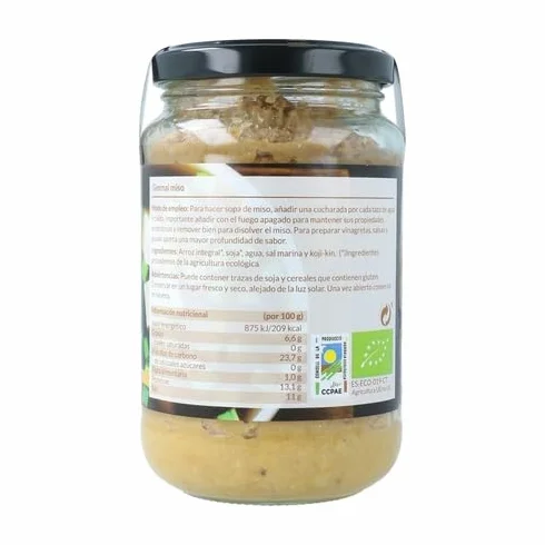 Pack Genmai Miso sin pasteurizar Bio | 2x380g | Naturitas Essentials | Pasta de miso | Miso japonés | Salsas