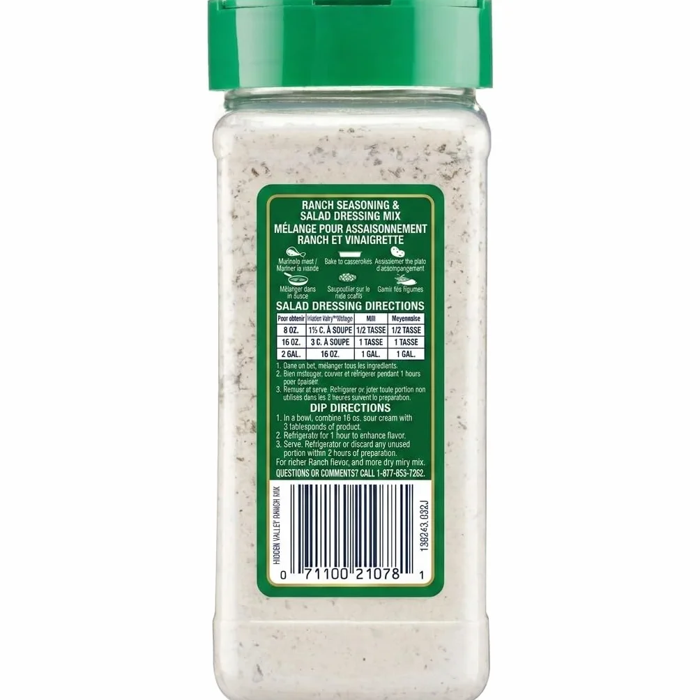 Hidden Valley Original Ranch Seasoning and Salad Dressing Mix, 16 Ounce