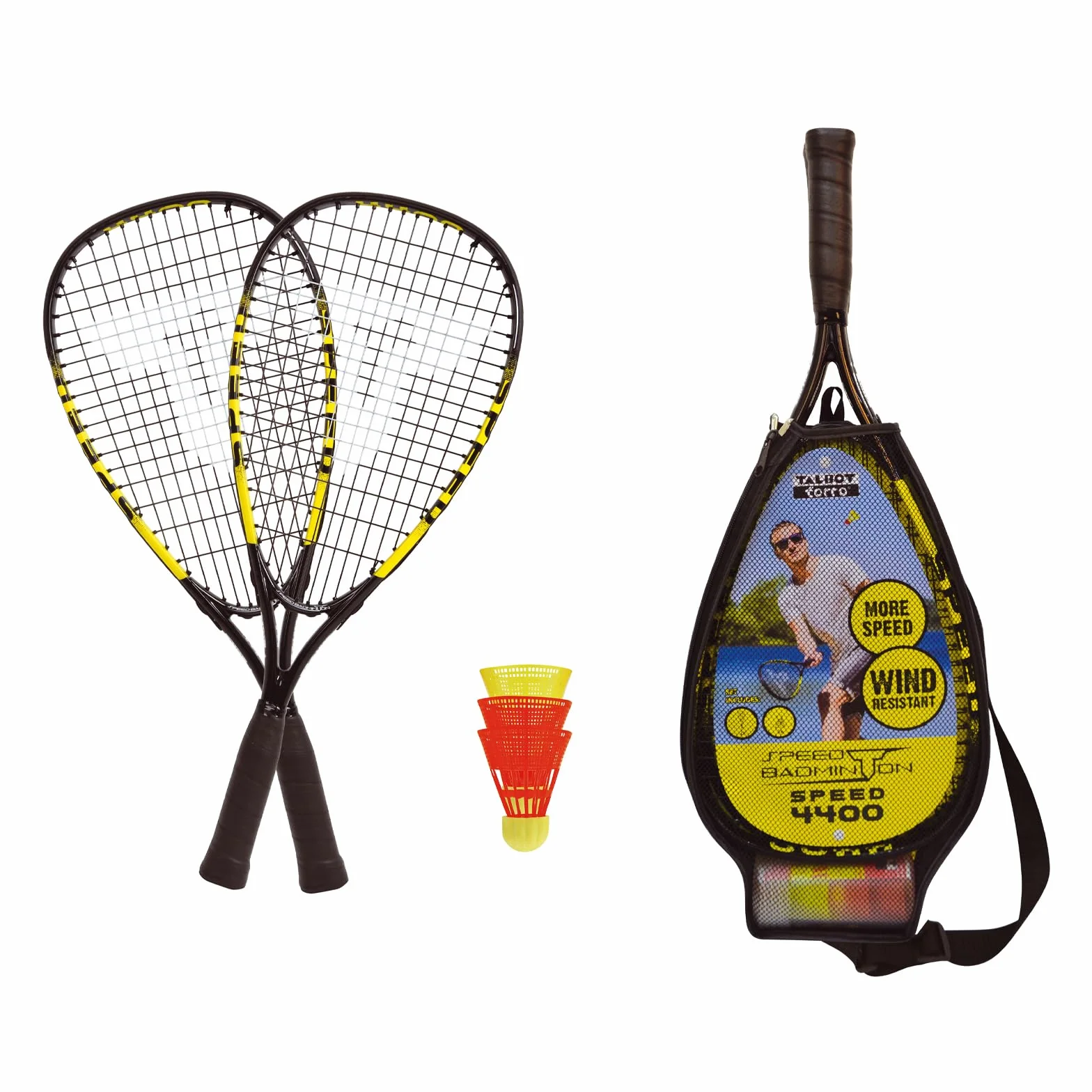 Talbot TORRO Speed Badminton Set Speed 4400 3/4 Bag
