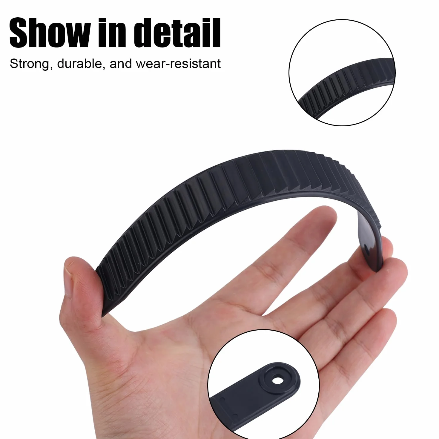 BOXOB 2uds Correas de Tobillo para Snowboard con Hebillas Negras Duraderas