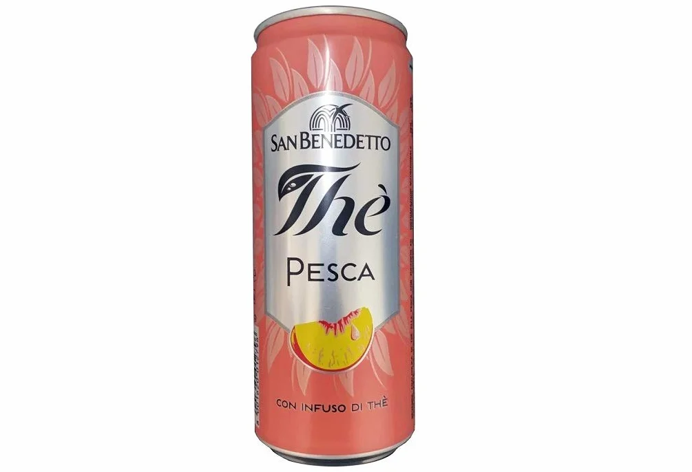 24x San Benedetto The' Italian Peach Ice Tea Drink Beverage 330ml