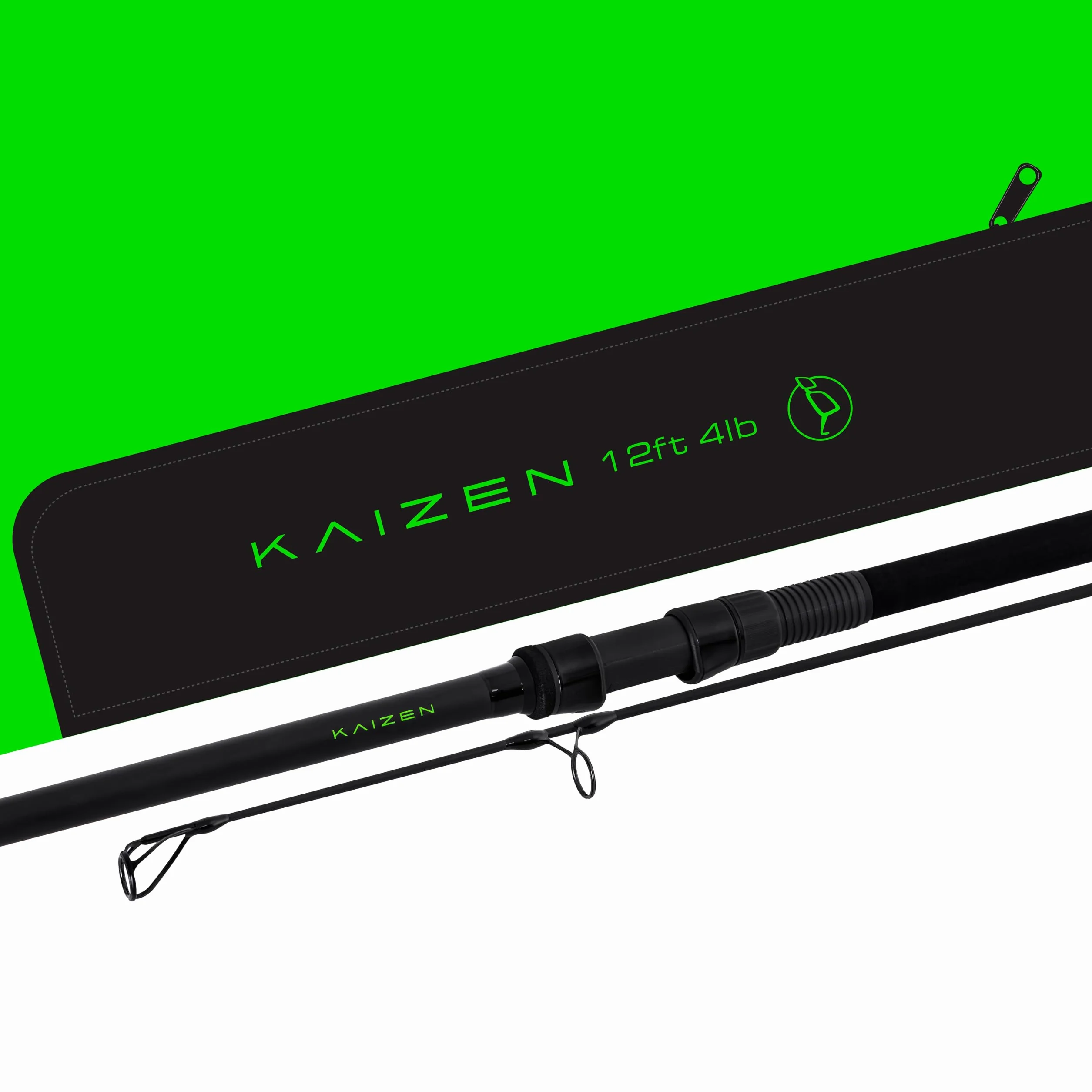 Korda Kaizen Cañas de pescar para carpas verdes gama completa tamaños potencia alto rendimiento lanzamiento largo