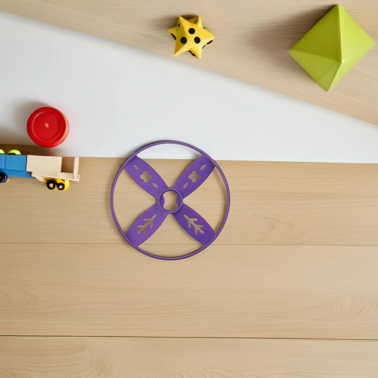 MERRYHAPY Juego de 40 Discos Voladores de Juguete, Compatibles con Mano y Pie, Colores Variados, Materiales Resistentes para Juegos al Aire Libre