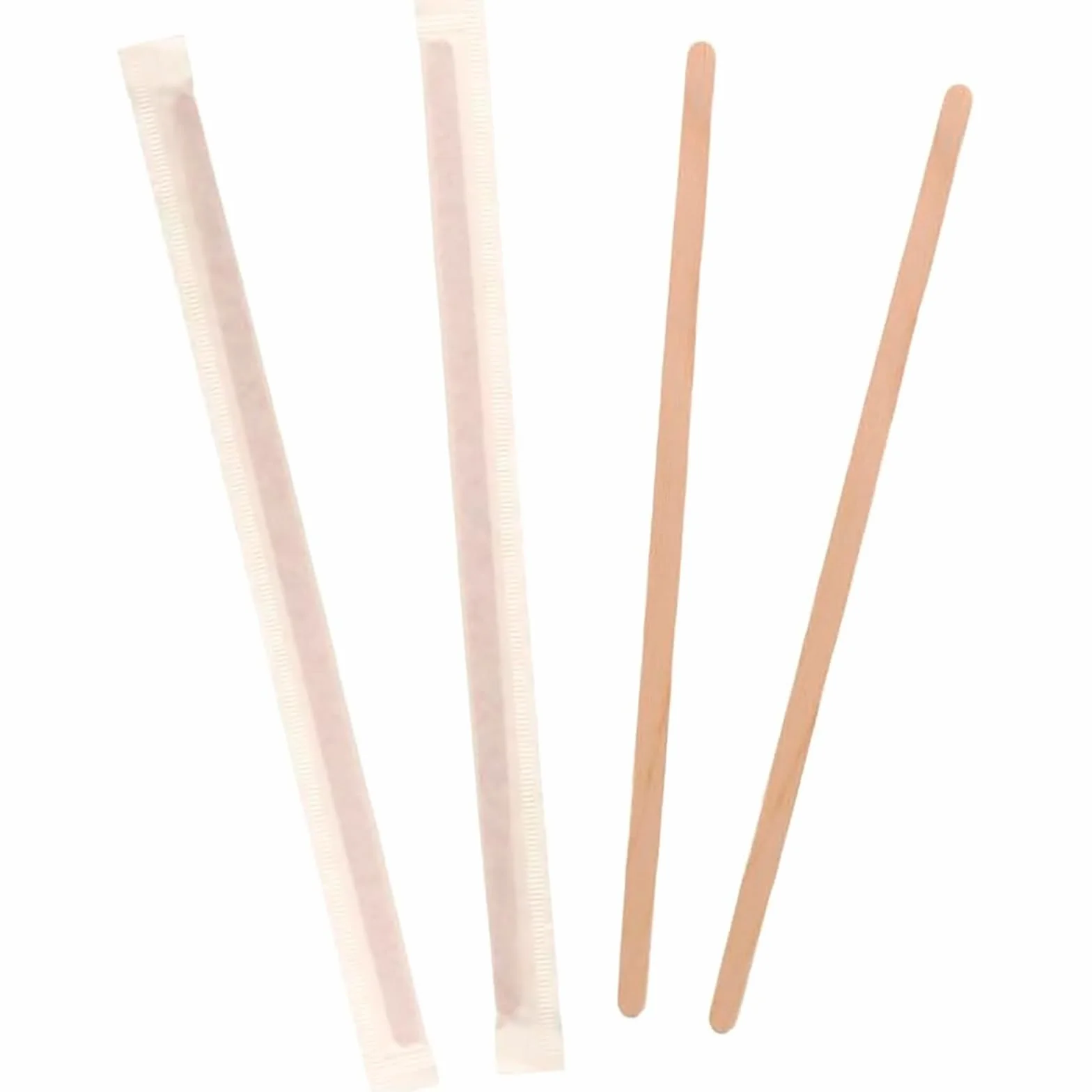 ADRI 1000 Sobres de azúcar y 1000 cucharillas paletinas de madera envueltas individualmente para remover, pack de 200, cada sobre 6 gr palas de 14 cm
