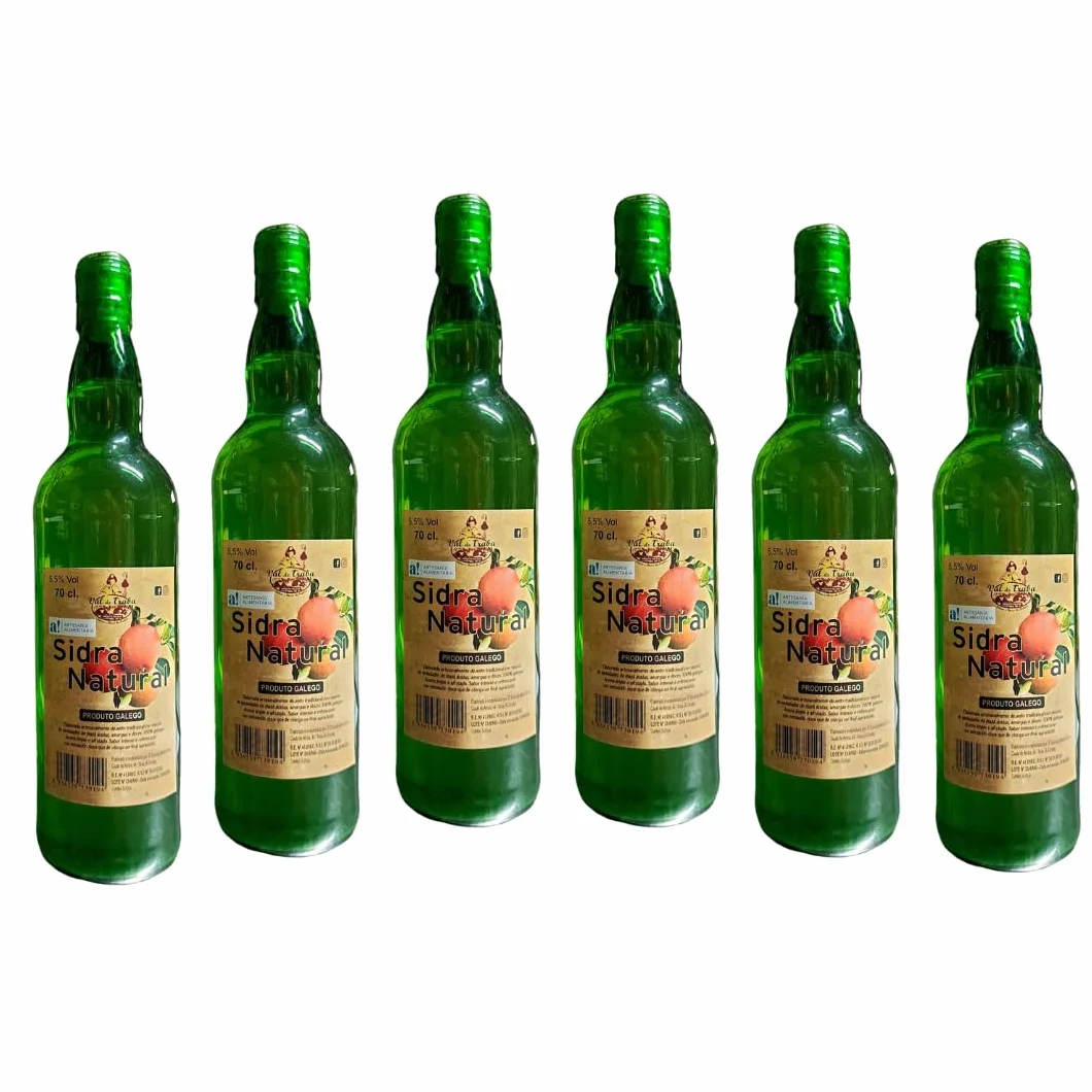 Sidra Natural Artesana Gallega Val do Traba 70 cl Caja 6 Botellas