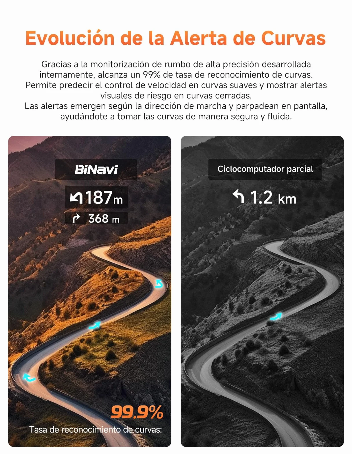 iGPSPORT BiNavi GPS Bicicleta 3,5" Pantalla Táctil iClimb Pro 35H Negro