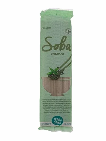 Terrasana Soba Yomogi Espaguetis Japoneses De Trigo Sarracen 250 G 250 ml