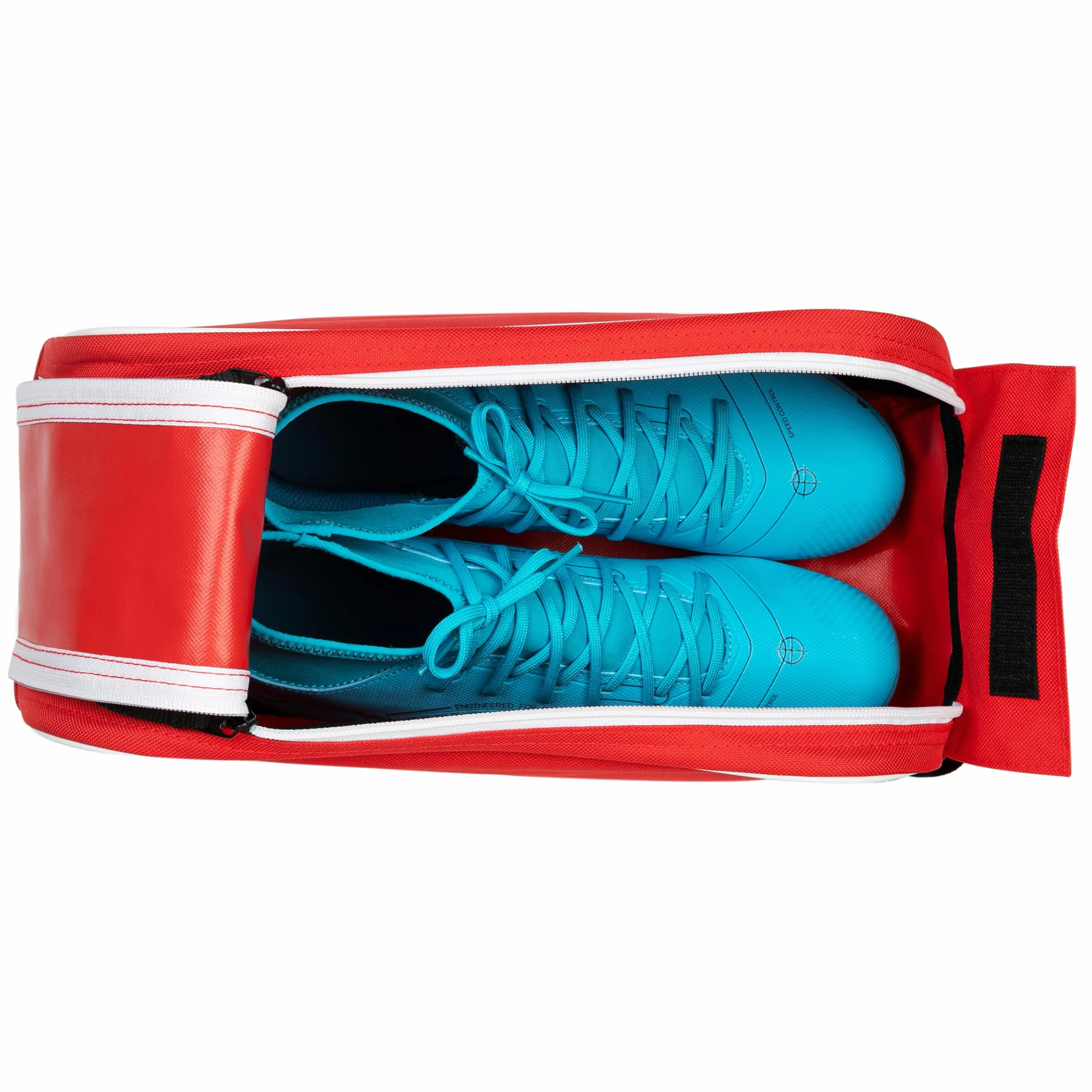 Bolsa clásica para botas de fútbol roja