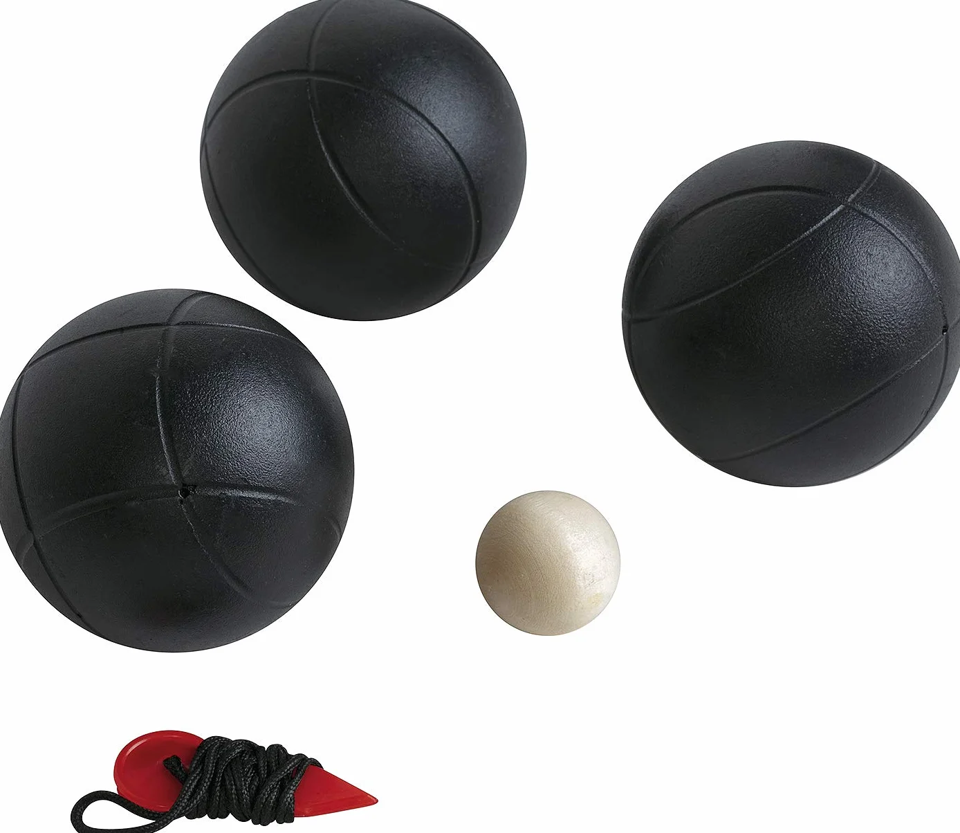 WDK Partner 3 Bolas de Petanca Negras Mate 720G