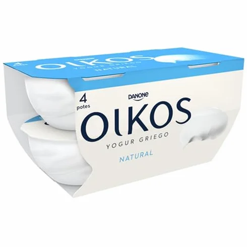Yogur Griego OIKOS, Danone 4x110g. (Pack de 6 unidades) (OIKOS Yogur griego natural)