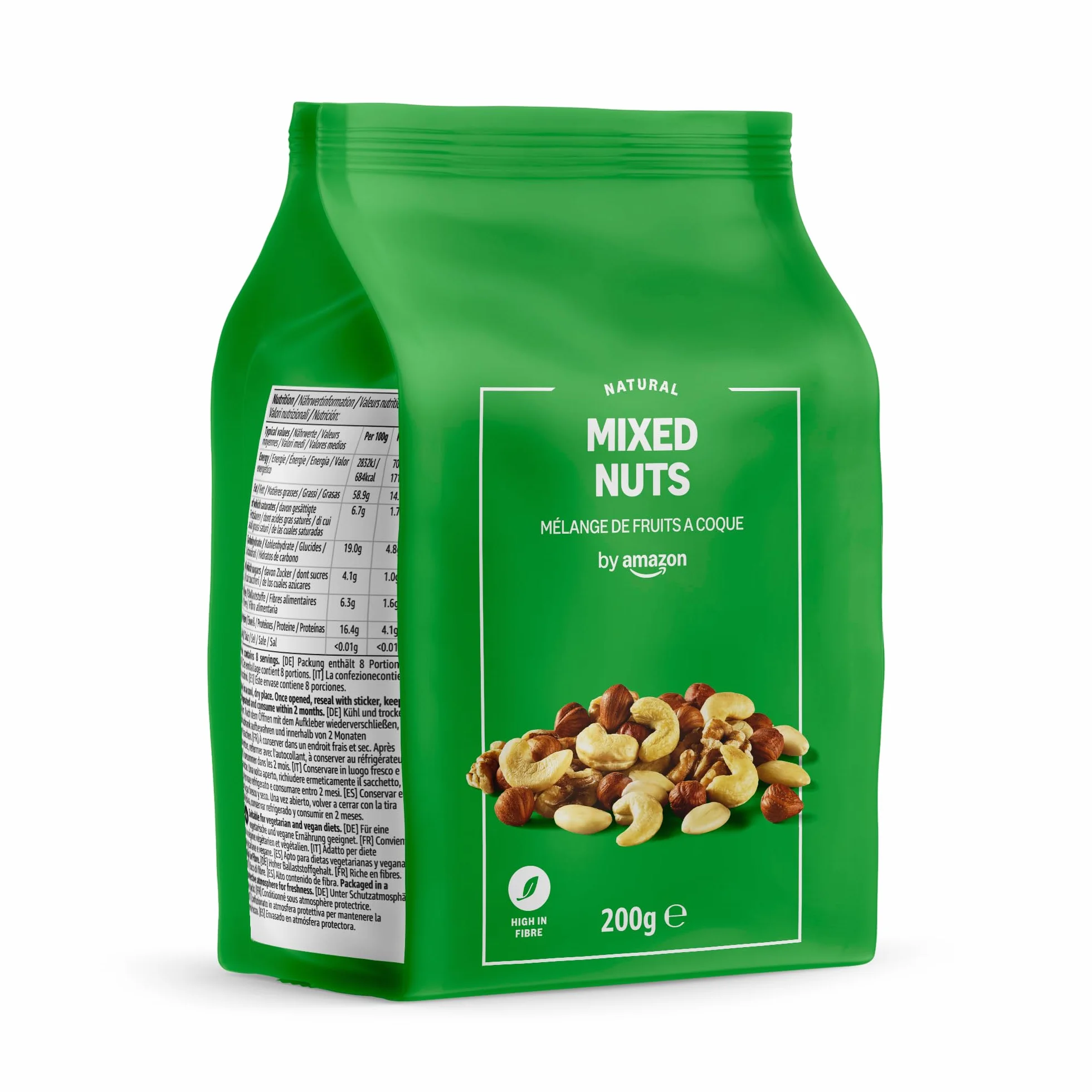 Amazon Mezcla de Frutos Secos 200g Paquete de 7