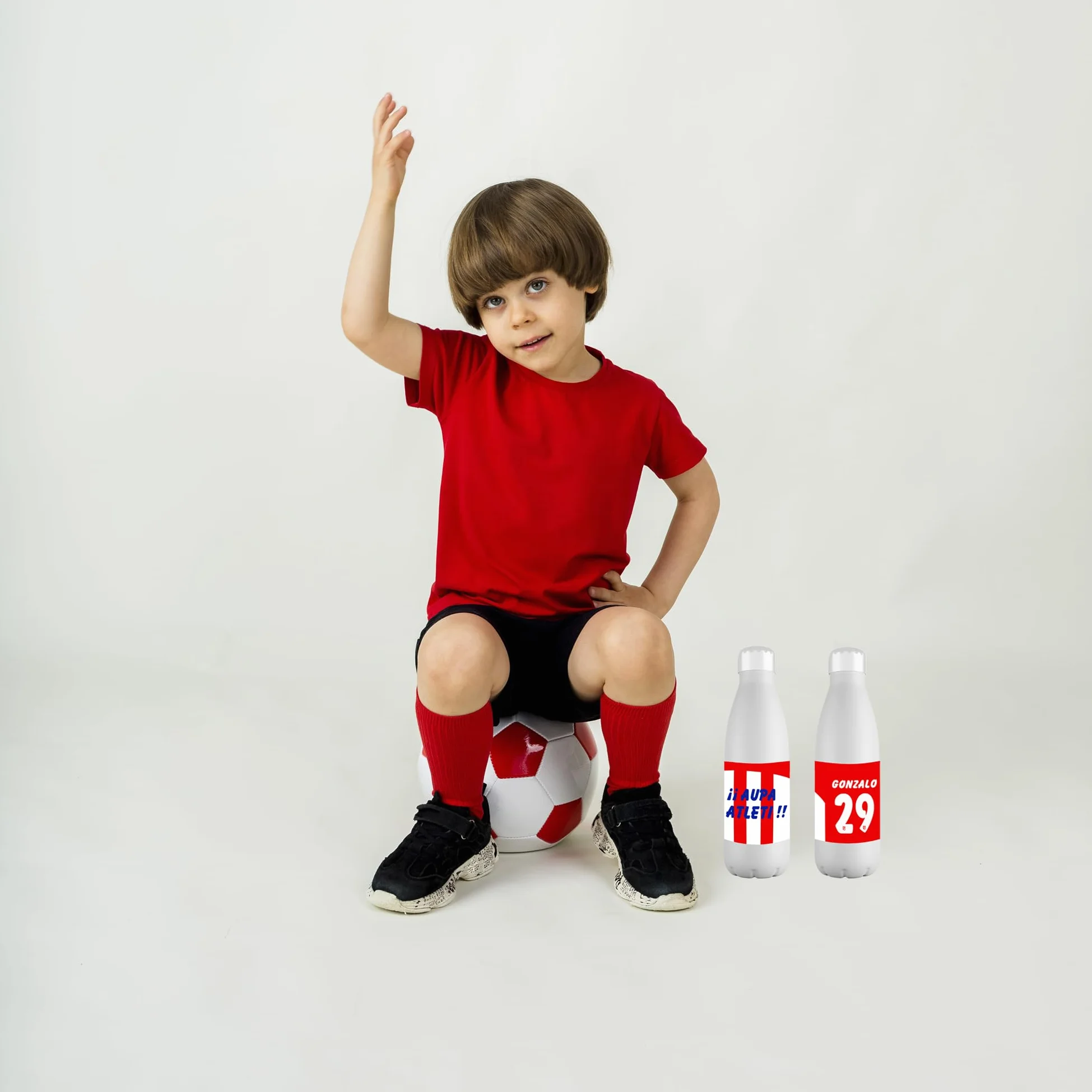 Botella Personalizada del Atletico Madrid de Acero Inoxidable 700 ml