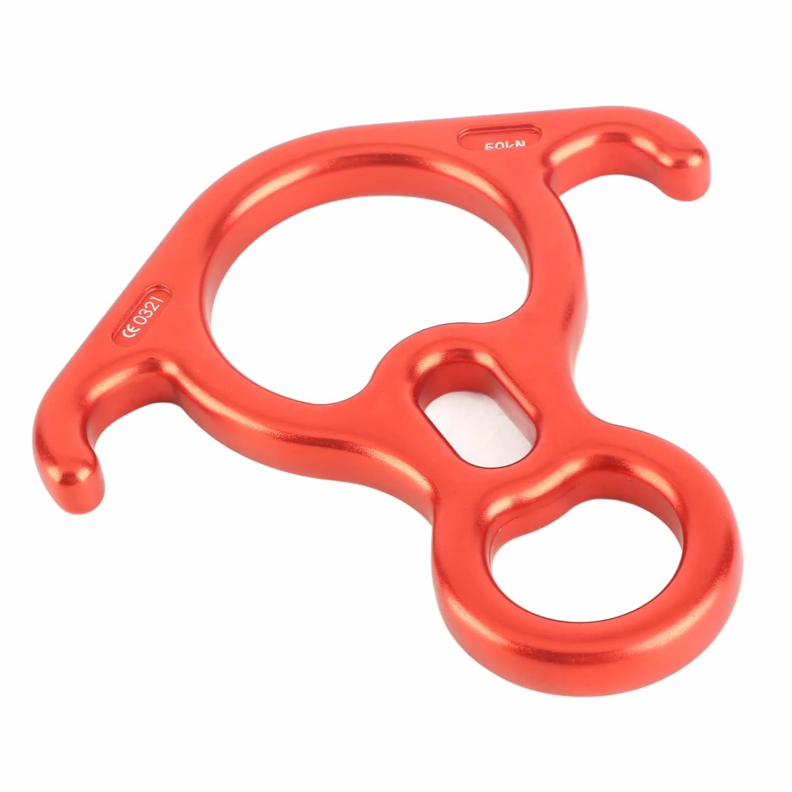 Descendedor de aleación de Aluminio Figura 8 Equipo de Escalada de Cuerda