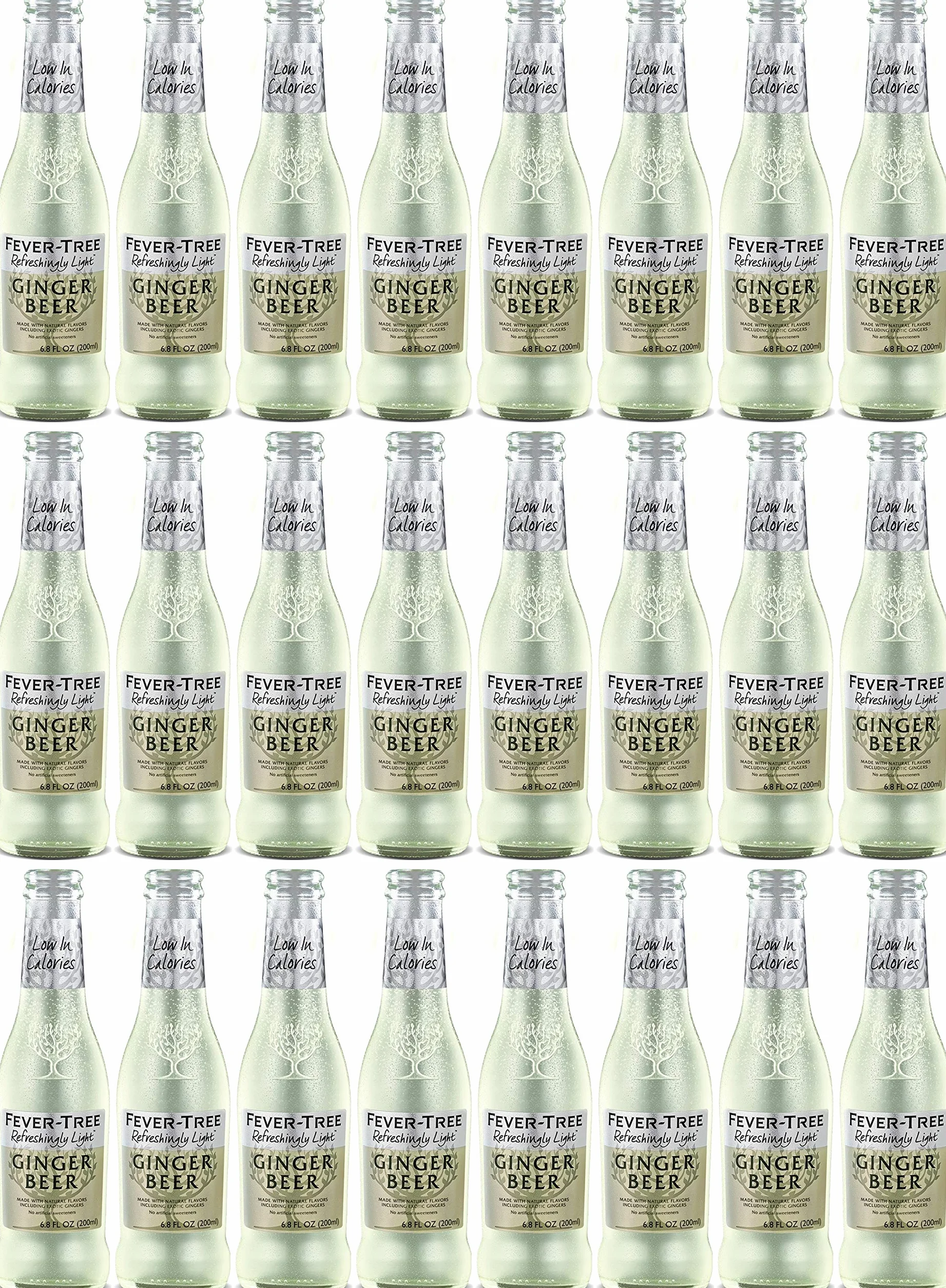 Fever - Tree, Refreshingly Light, Ginger Beer, Pack 0f 24