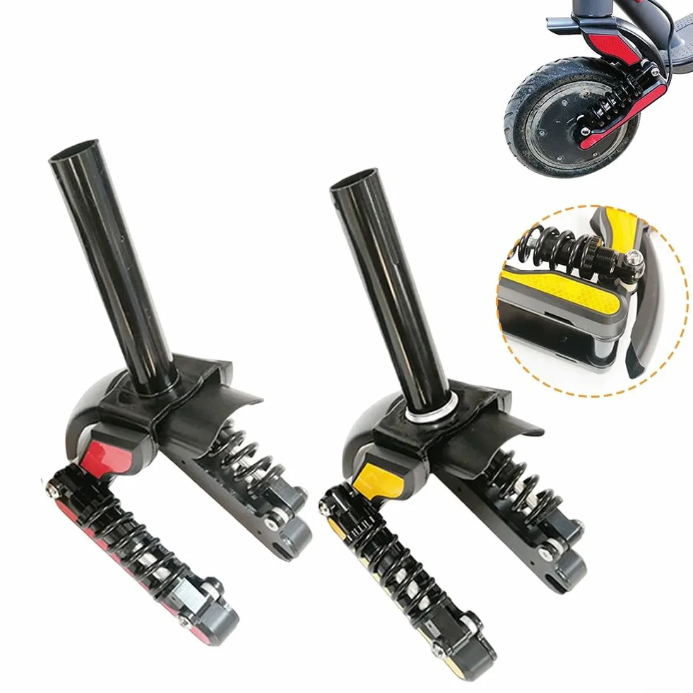 Amortiguador de tubo delantero para Xiaomi Electric Scooter, Horquilla de resorte, Mayor estabilidad (rojo)