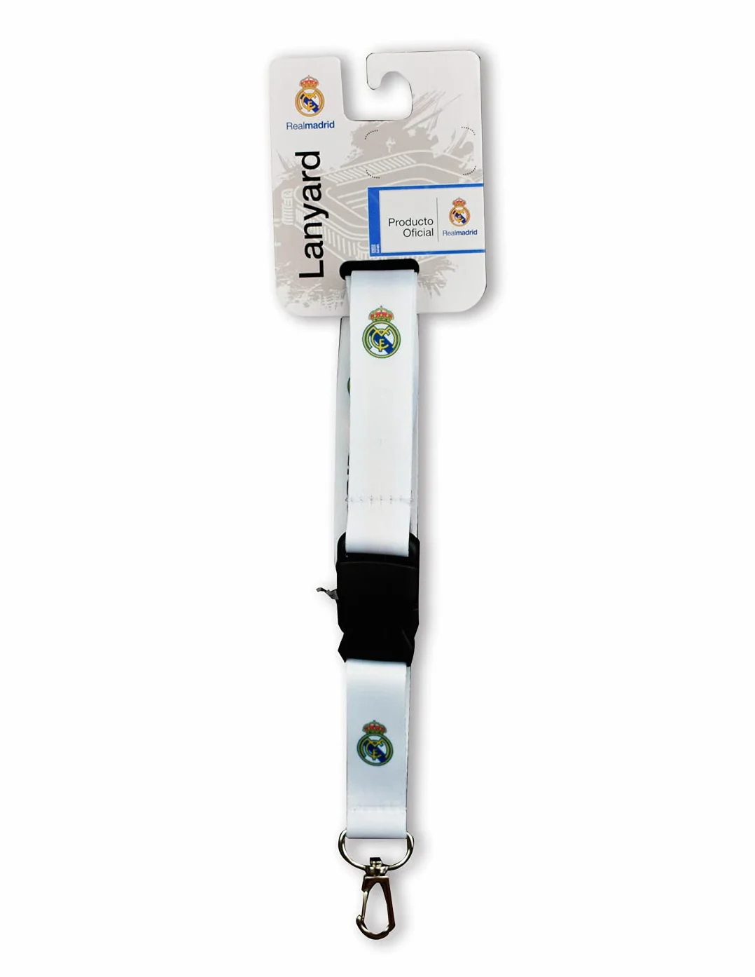 Real Madrid Lanyard Escudo Reversible Primera equipación